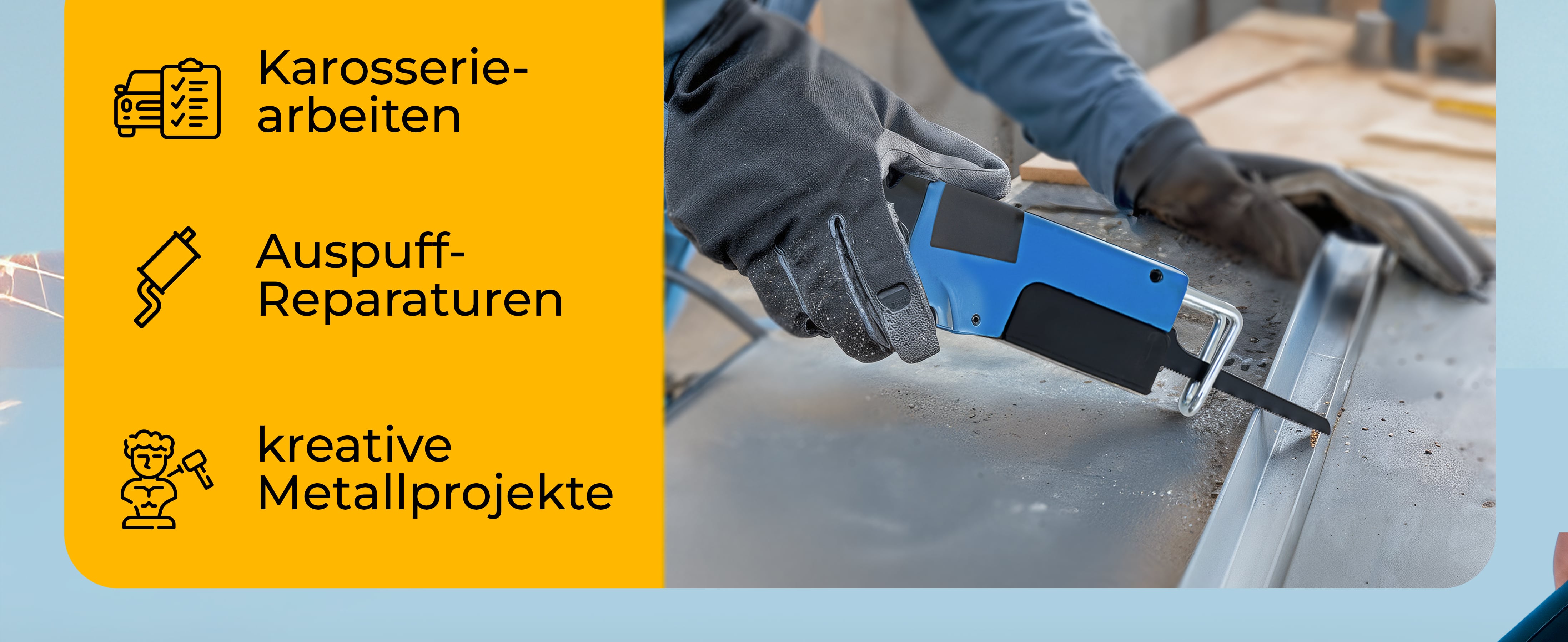 Persluchtcorpuszaag\u0020blauw\u002Fzwart\u0020incl\u0020zaagbladen