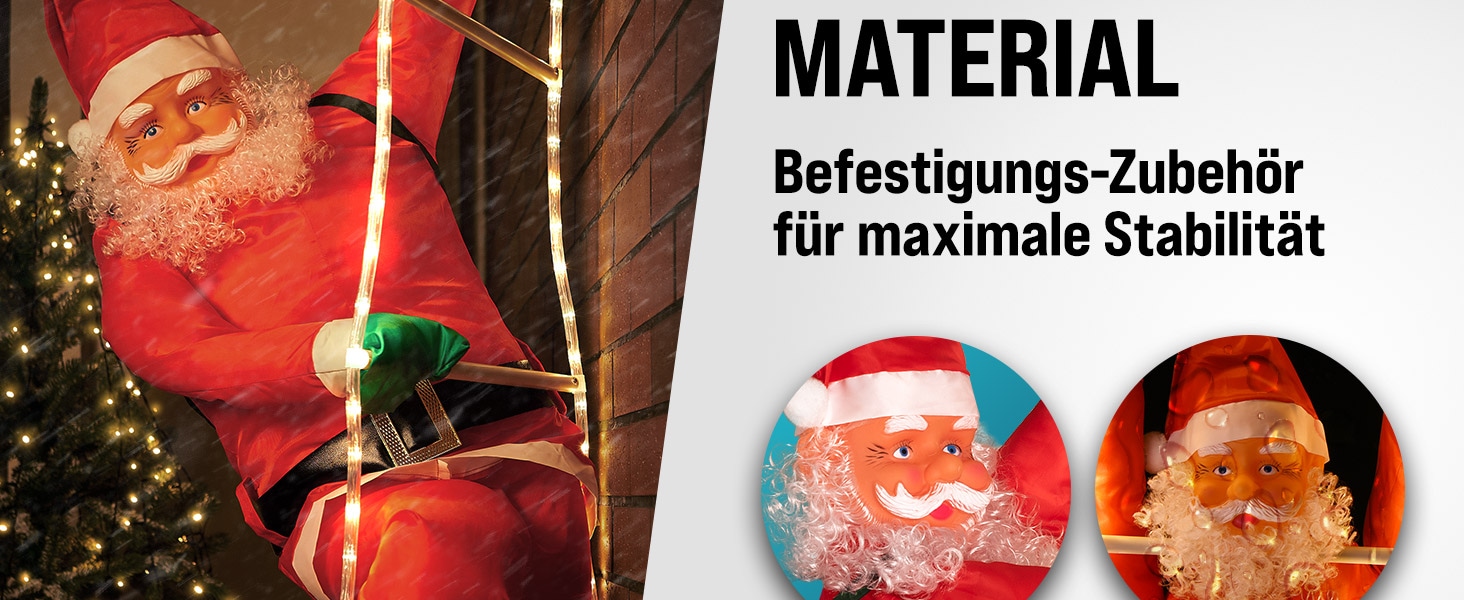 Kerstman\u0020op\u0020Ladder\u0020met\u0020120\u0020LED\u00B4s
