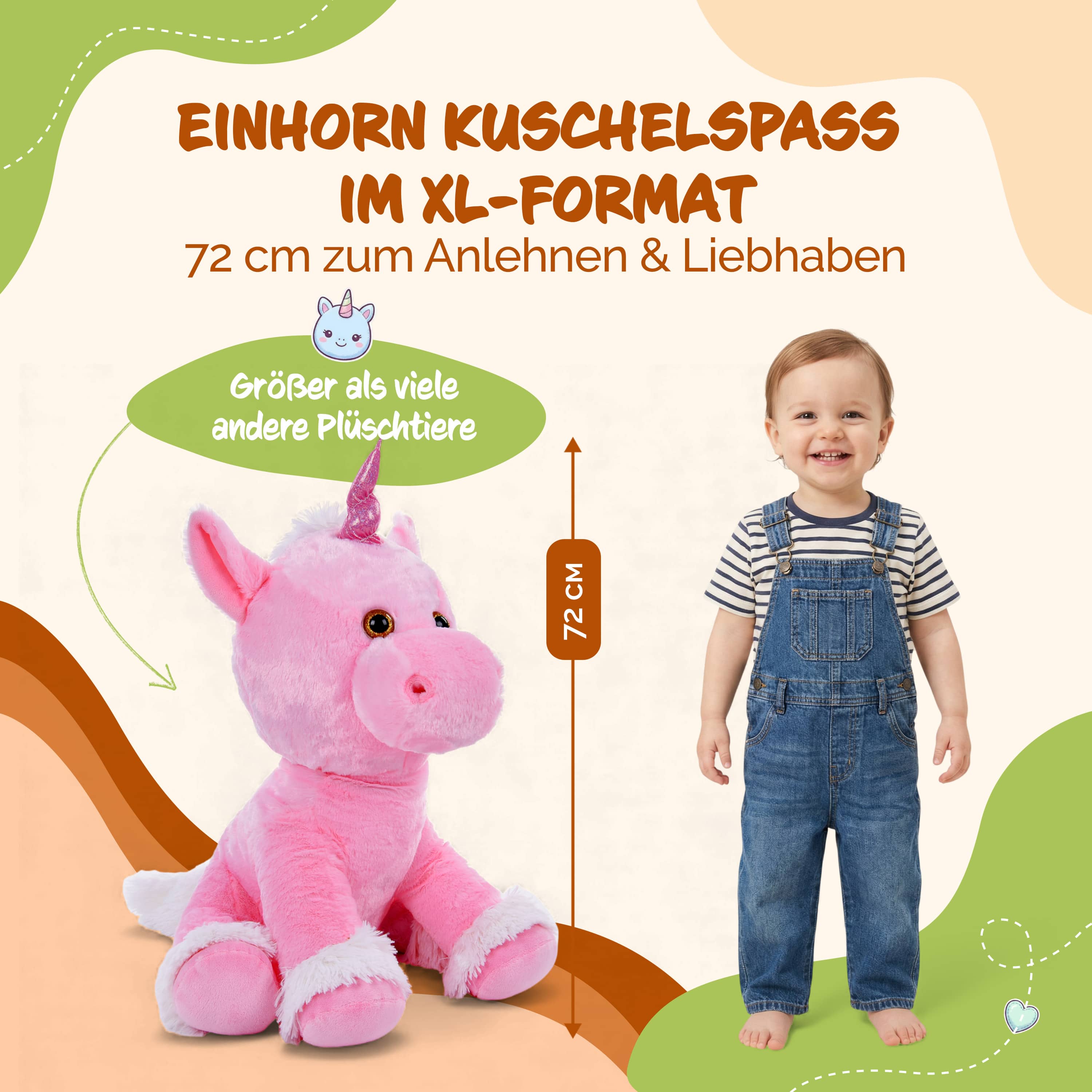 Knuffel\u0020eenhoorn\u0020\u002D\u002072cm Knuffel\u0020eenhoorn\u0020\u002D\u002072cm