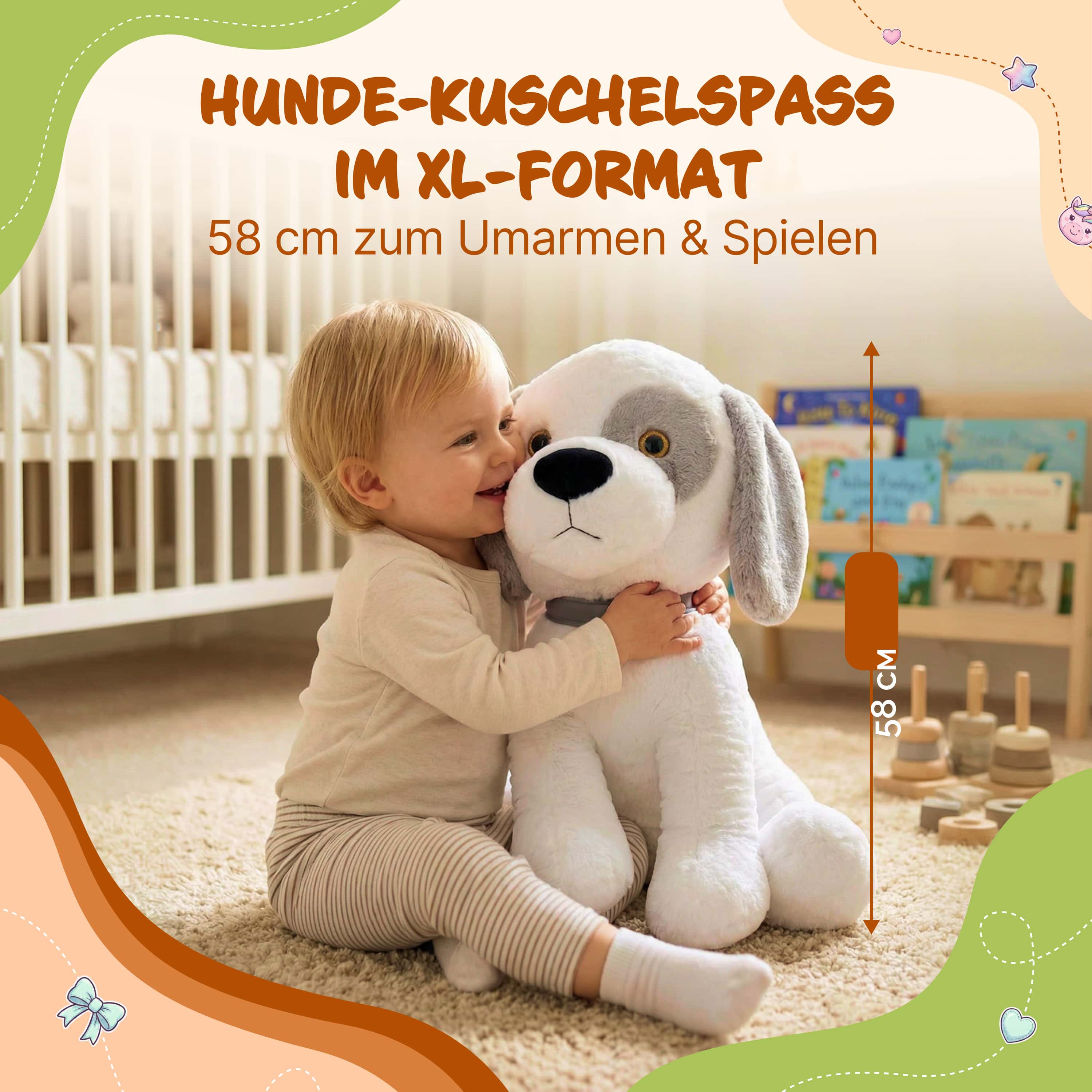 Knuffel\u0020hond\u0020\u002D\u002058cm Knuffel\u0020hond\u0020\u002D\u002058cm