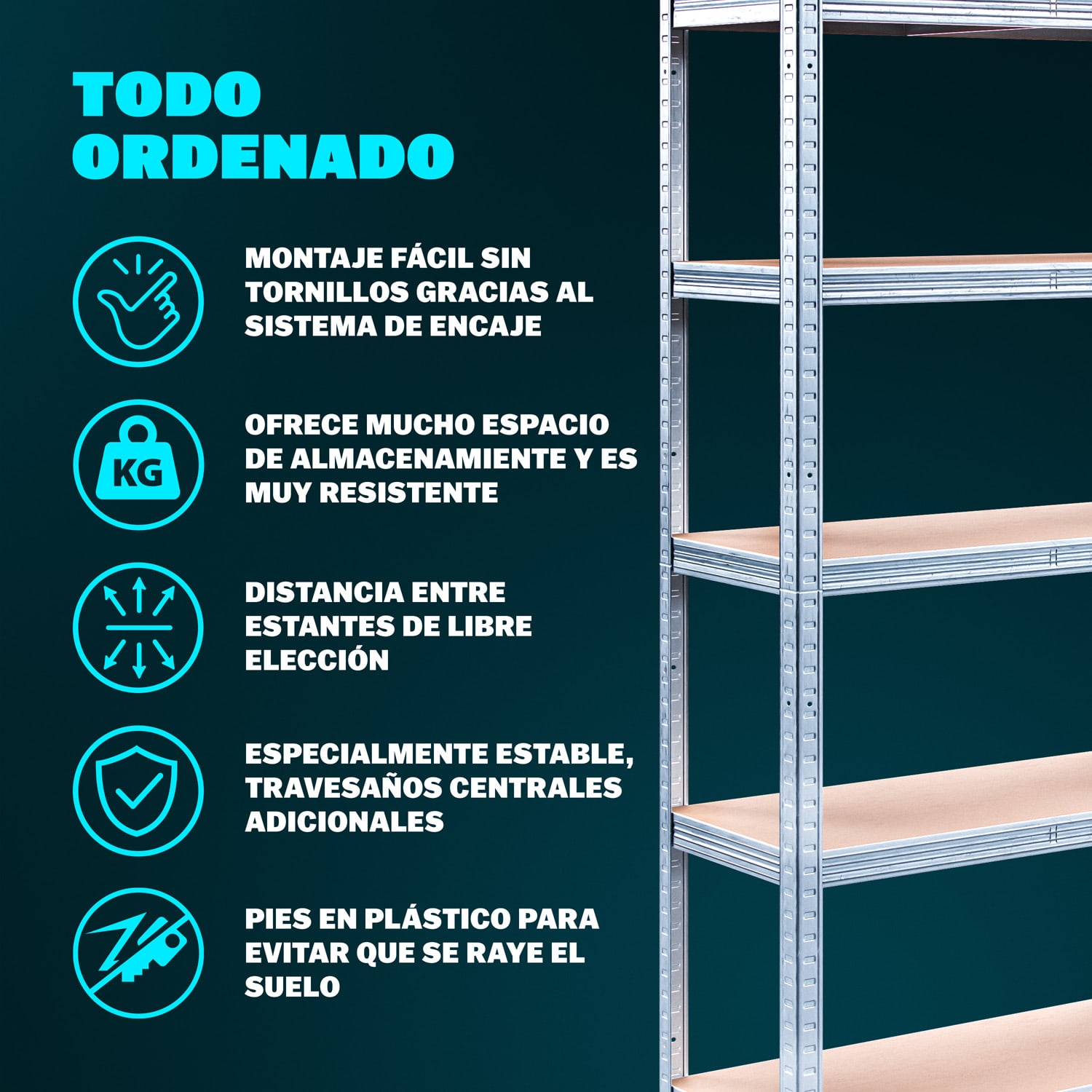 Stellingkast\u0020180x90x60cm\u0020max\u0020875kg Stellingkast\u0020180x90x60cm\u0020max\u0020875kg