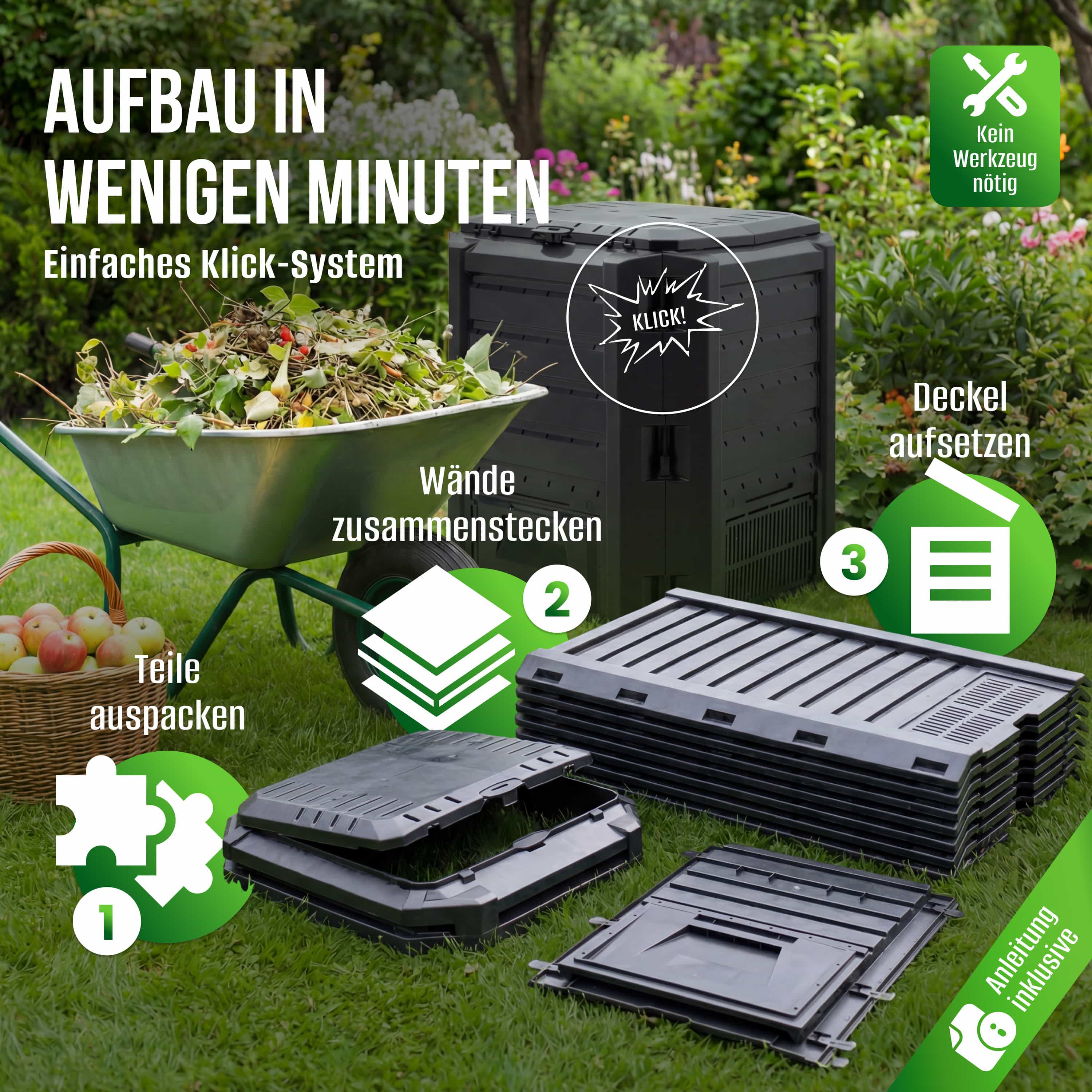 Compostbak\u0020Zwart\u00201600L Compostbak\u0020Zwart\u00201600L