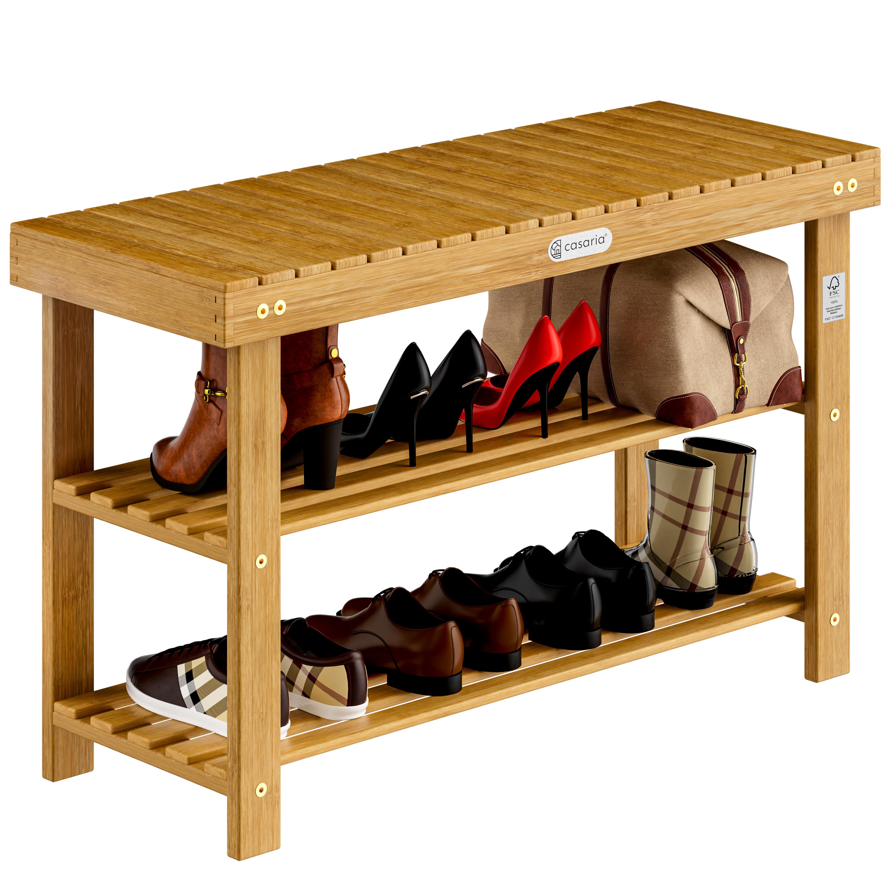 Schoenenrek\u00202in1\u0020acaciahout\u0020FSC\u00AE\u002Dgecertificeerd\u002090x33x46cm Schoenenrek\u00202in1\u0020acaciahout\u0020FSC\u00AE\u002Dgecertificeerd\u002090x33x46cm