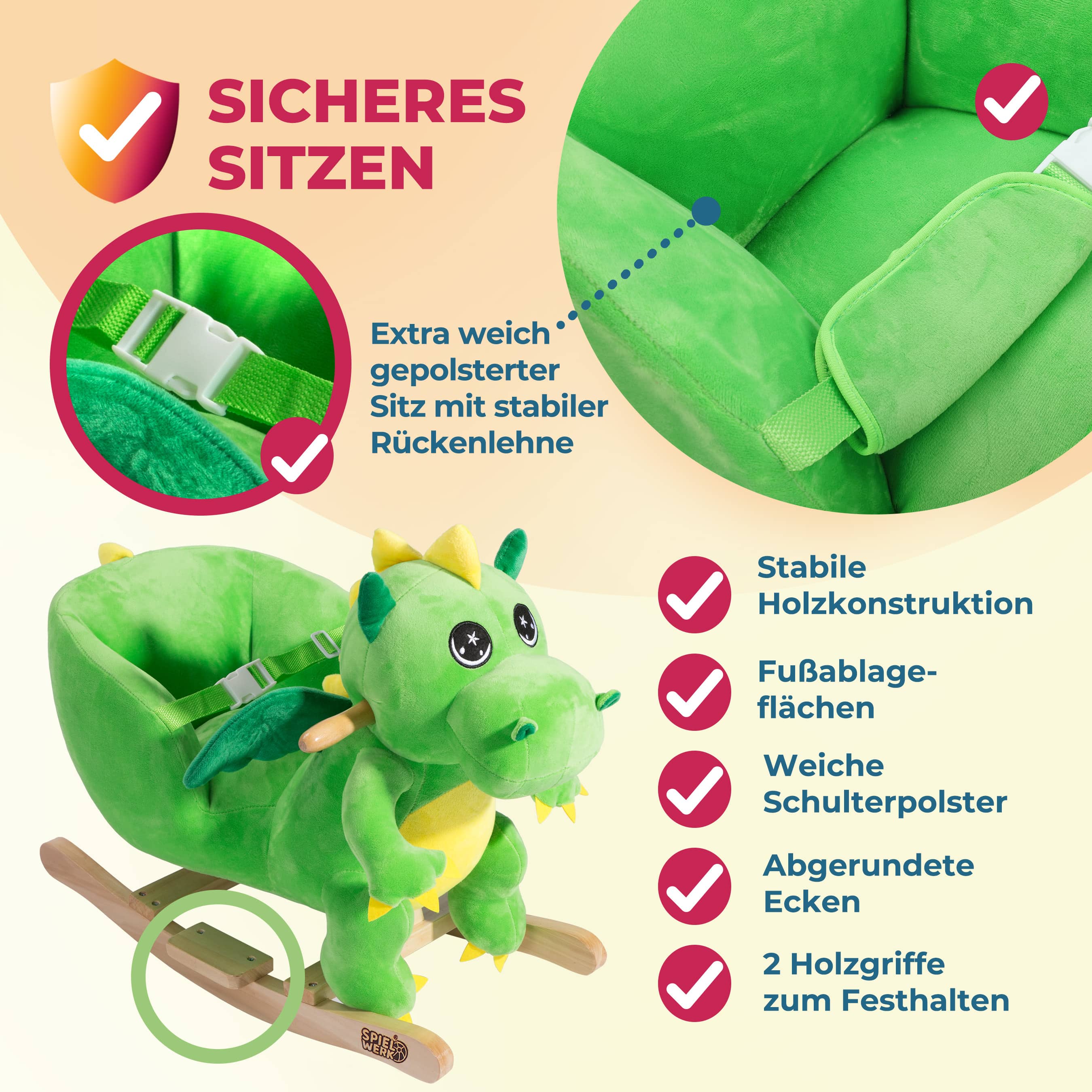 Schommelstoel\u0020Dino\u0020incl\u0020Gordel Schommelstoel\u0020Dino\u0020incl\u0020Gordel