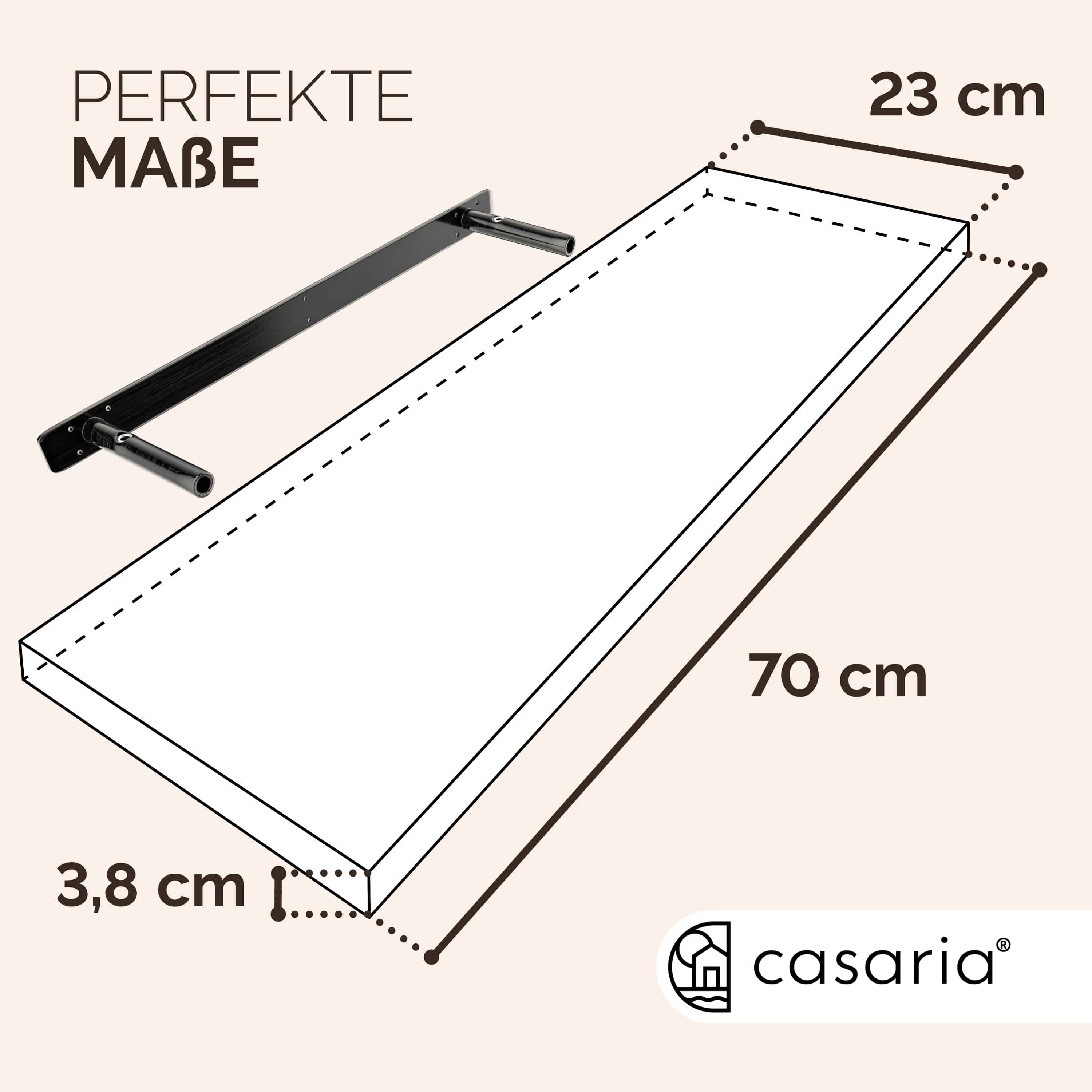 Wandplank\u0020Zwevend\u0020Mat\u0020Wit\u0020MDF\u002070x23x3,8cm Wandplank\u0020Zwevend\u0020Mat\u0020Wit\u0020MDF\u002070x23x3,8cm