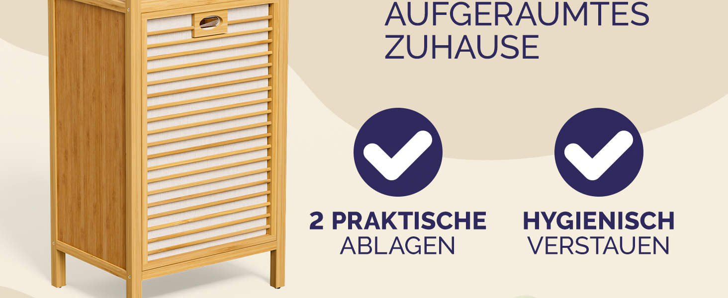 Badkamerkast\u0020met\u0020Wasmand\u0020Bamboe\u002043L Badkamerkast\u0020met\u0020Wasmand\u0020Bamboe\u002043L