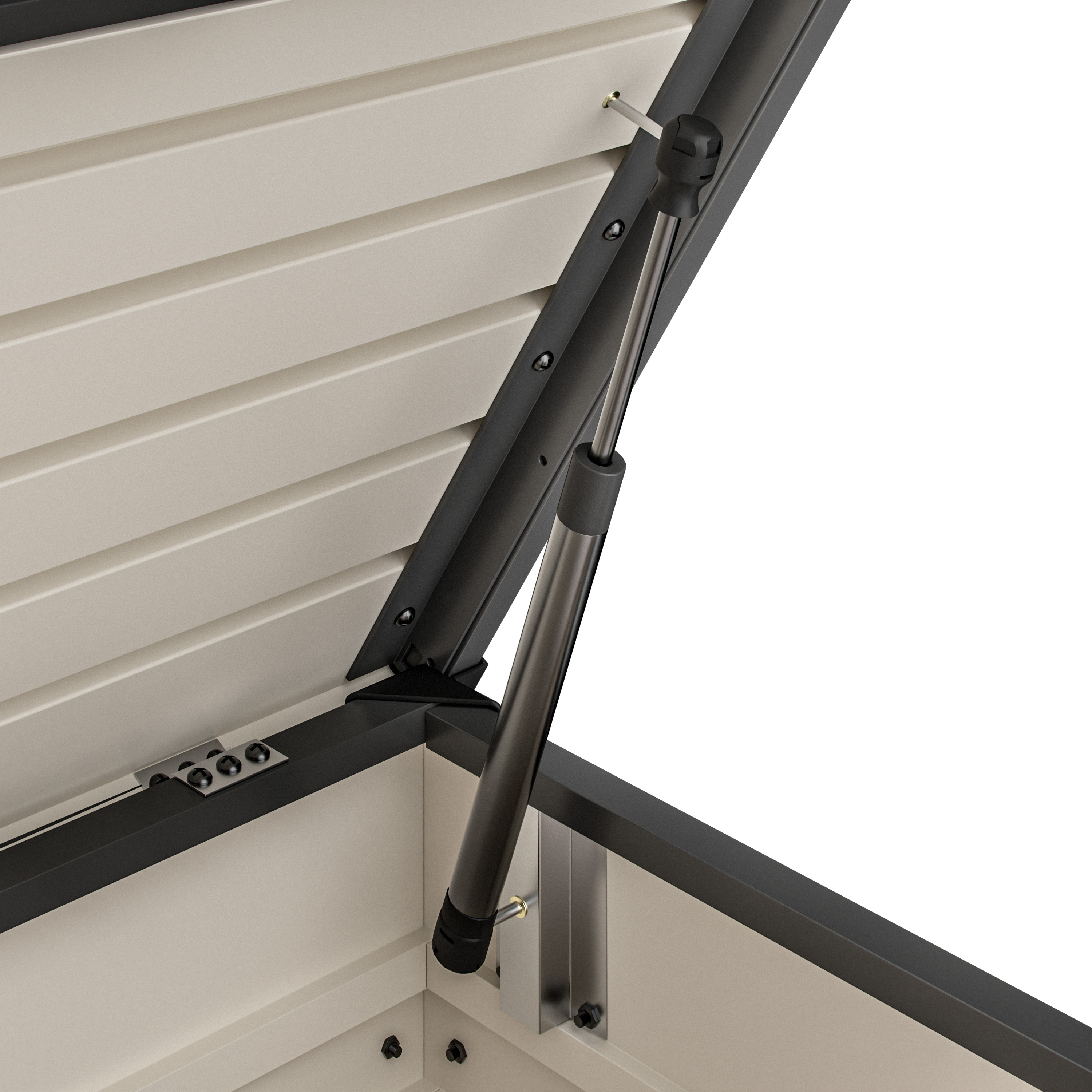 Kussenbox\u0020Antraciet\u0020385L\u0020metaal\u0020afsluitbaar