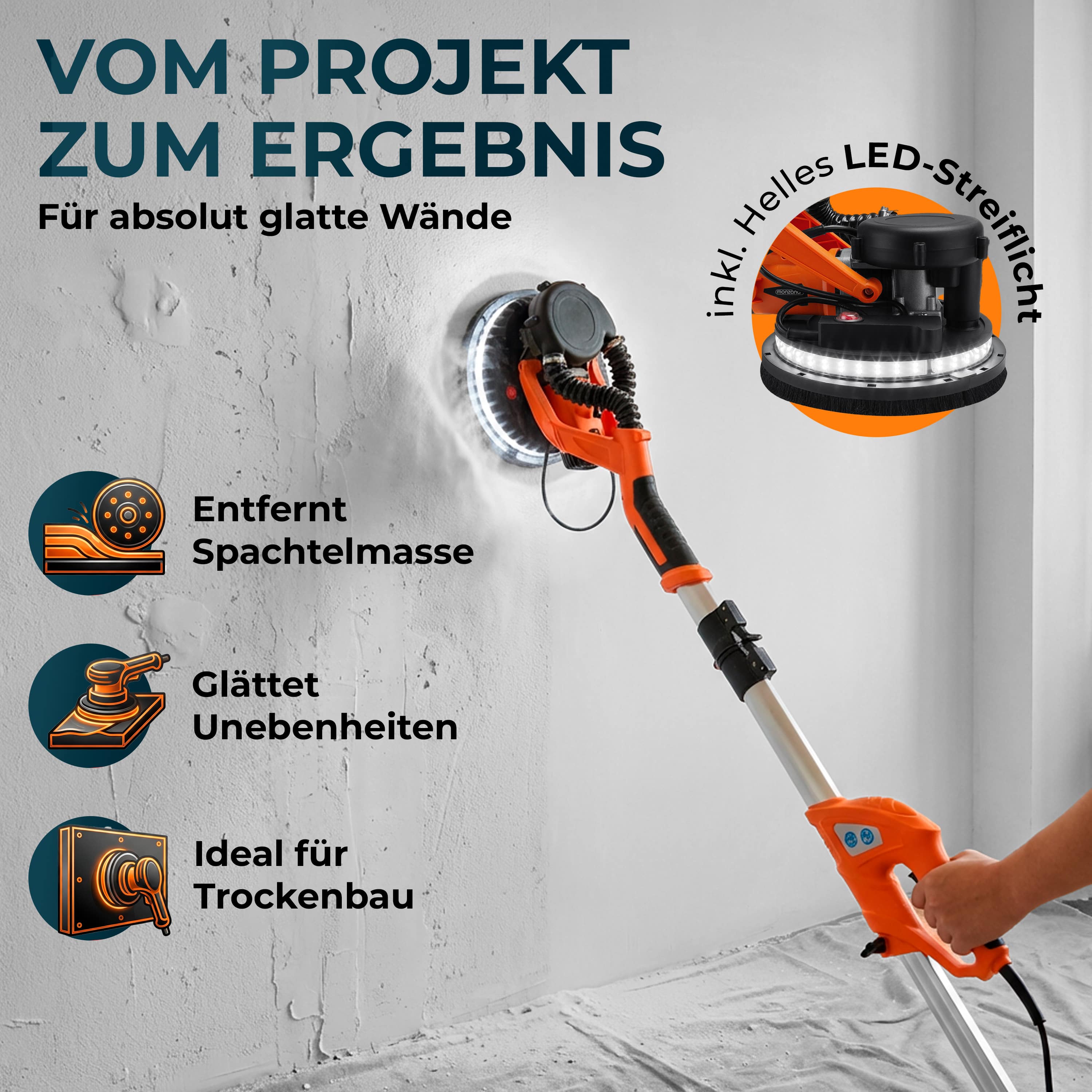 Schuurmachine\u0020750W\u0020Elektrisch