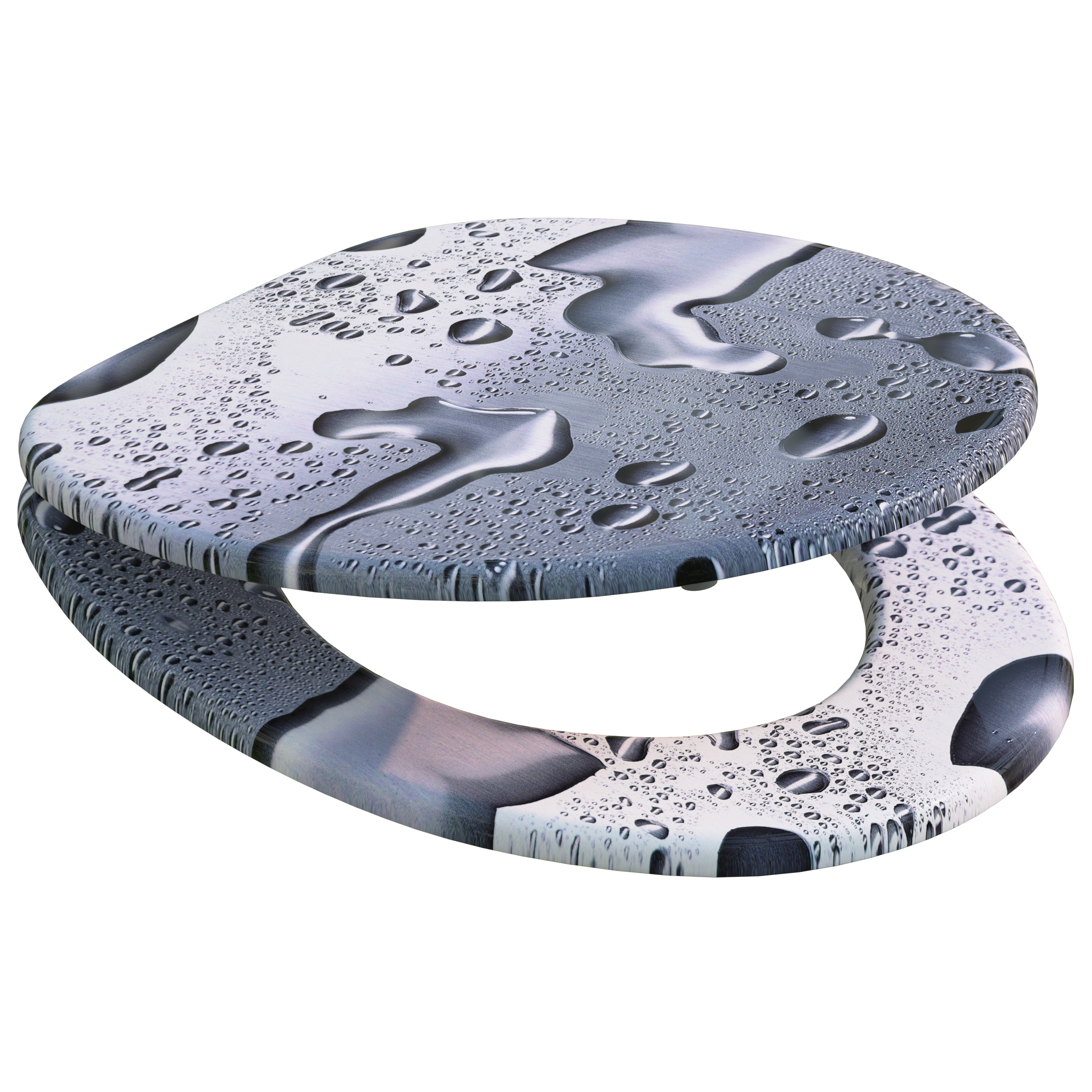 Wc\u002DBril\u0020met\u0020Zacht\u0020Sluitingsmechanisme\u0020Waterdrops Wc\u002DBril\u0020met\u0020Zacht\u0020Sluitingsmechanisme\u0020Waterdrops