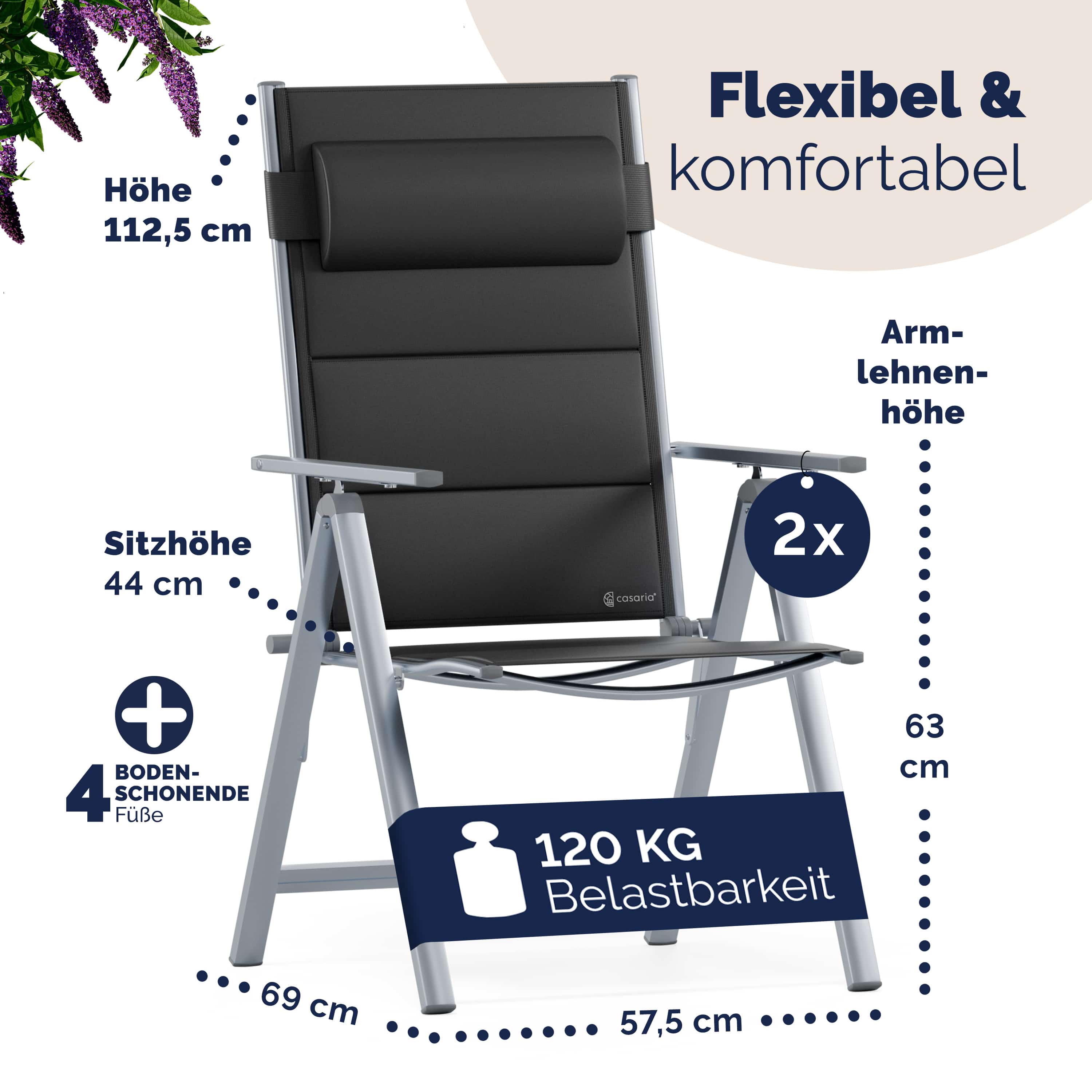 Tuinstoel\u0020Bern\u0020Premium\u00202\u0020stuks\u0020Zilver Tuinstoel\u0020Bern\u0020Premium\u00202\u0020stuks\u0020Zilver