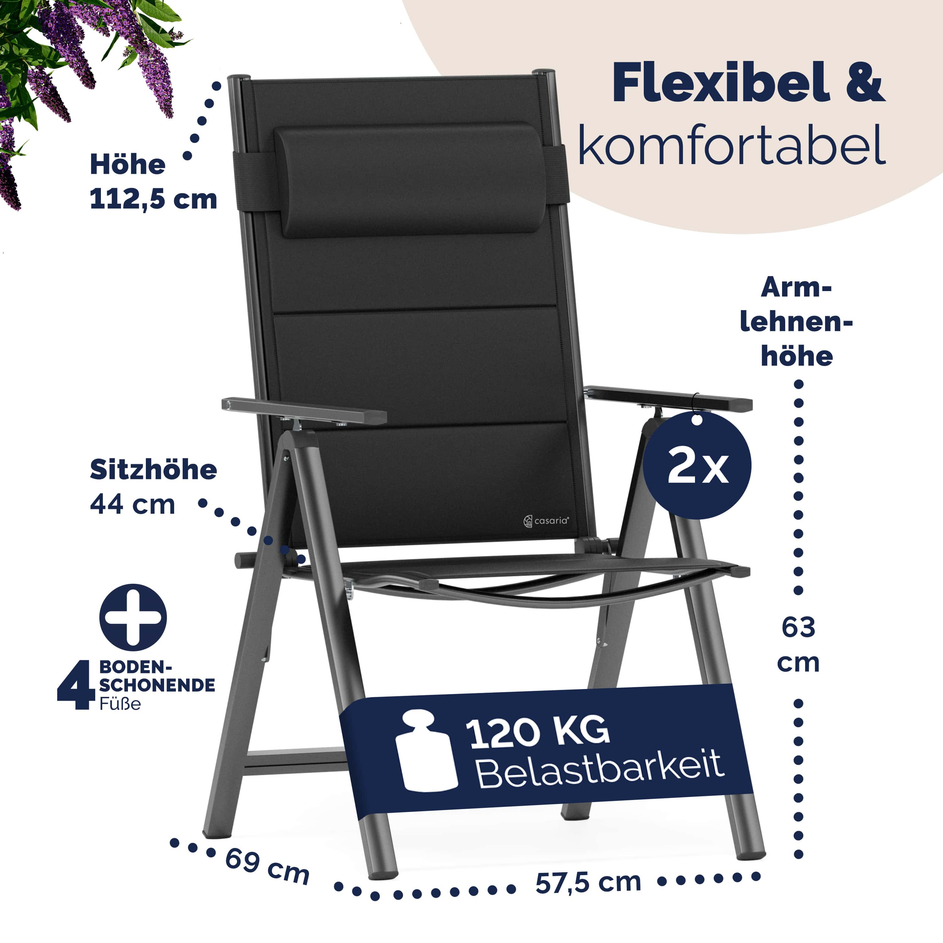 Tuinstoel\u0020Bern\u0020Premium\u00202\u0020stuks\u0020Antraciet Tuinstoel\u0020Bern\u0020Premium\u00202\u0020stuks\u0020Antraciet