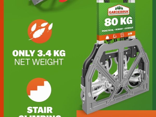 Steekwagen\u0020Zilver\u002FZwart\u0020aluminium\u002080kg\u0020Trap\u0020in\u0020hoogte\u0020verstelbaar