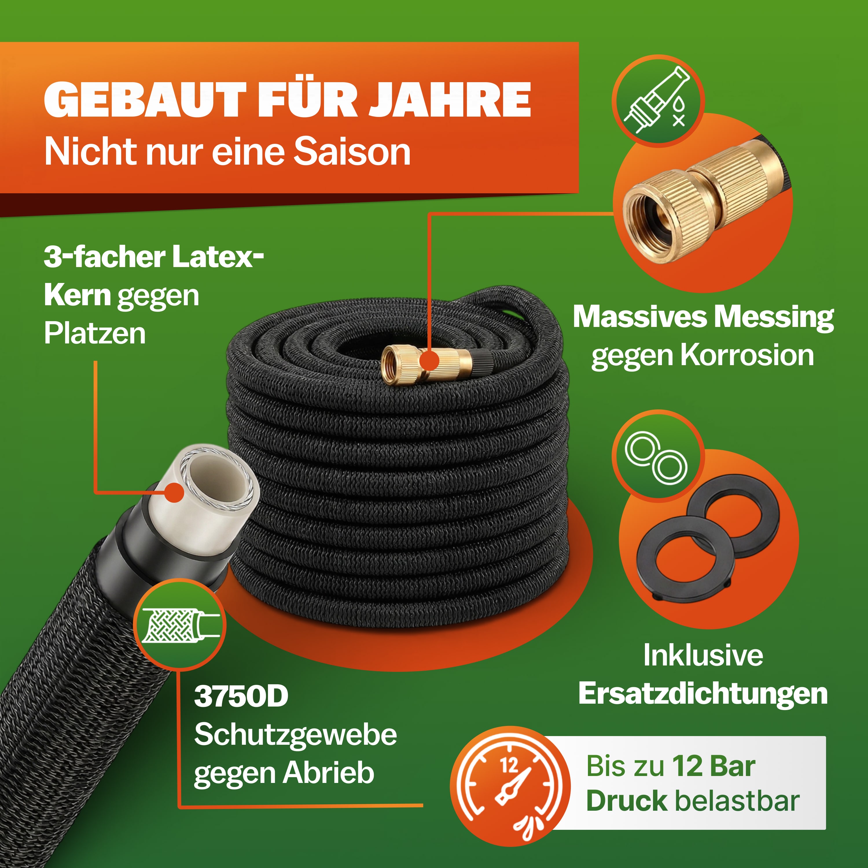 Tuinslang\u0020Flexibel\u0020Zwart\u002030m Tuinslang\u0020Flexibel\u0020Zwart\u002030m