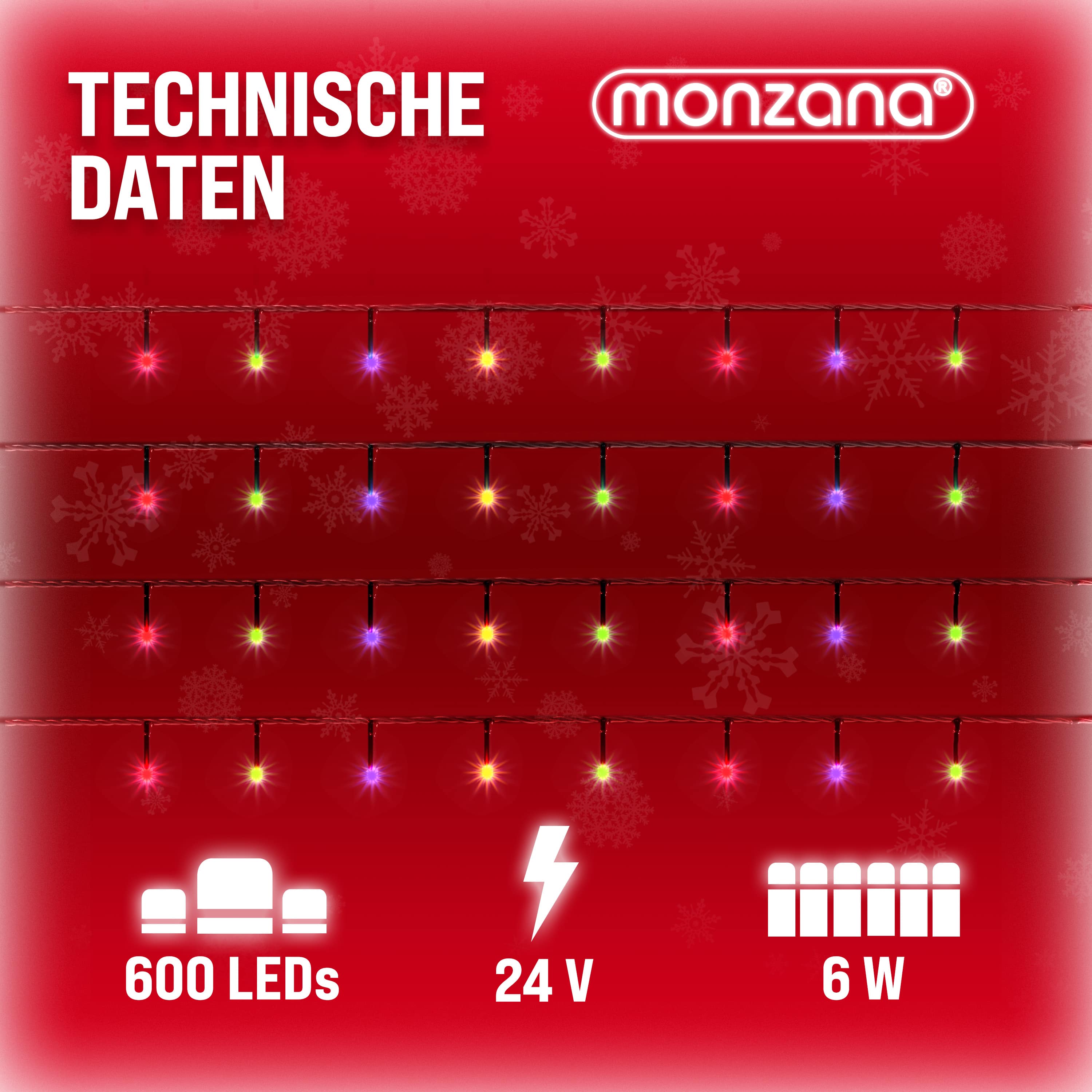 Kerstverlichting\u0020Kleurig\u002060m