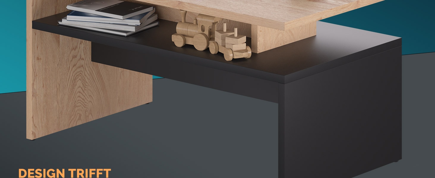 Salontafel\u0020Sacramento\u0020Hout\u002FGrijs\u002095x55x50cm Salontafel\u0020Sacramento\u0020Hout\u002FGrijs\u002095x55x50cm