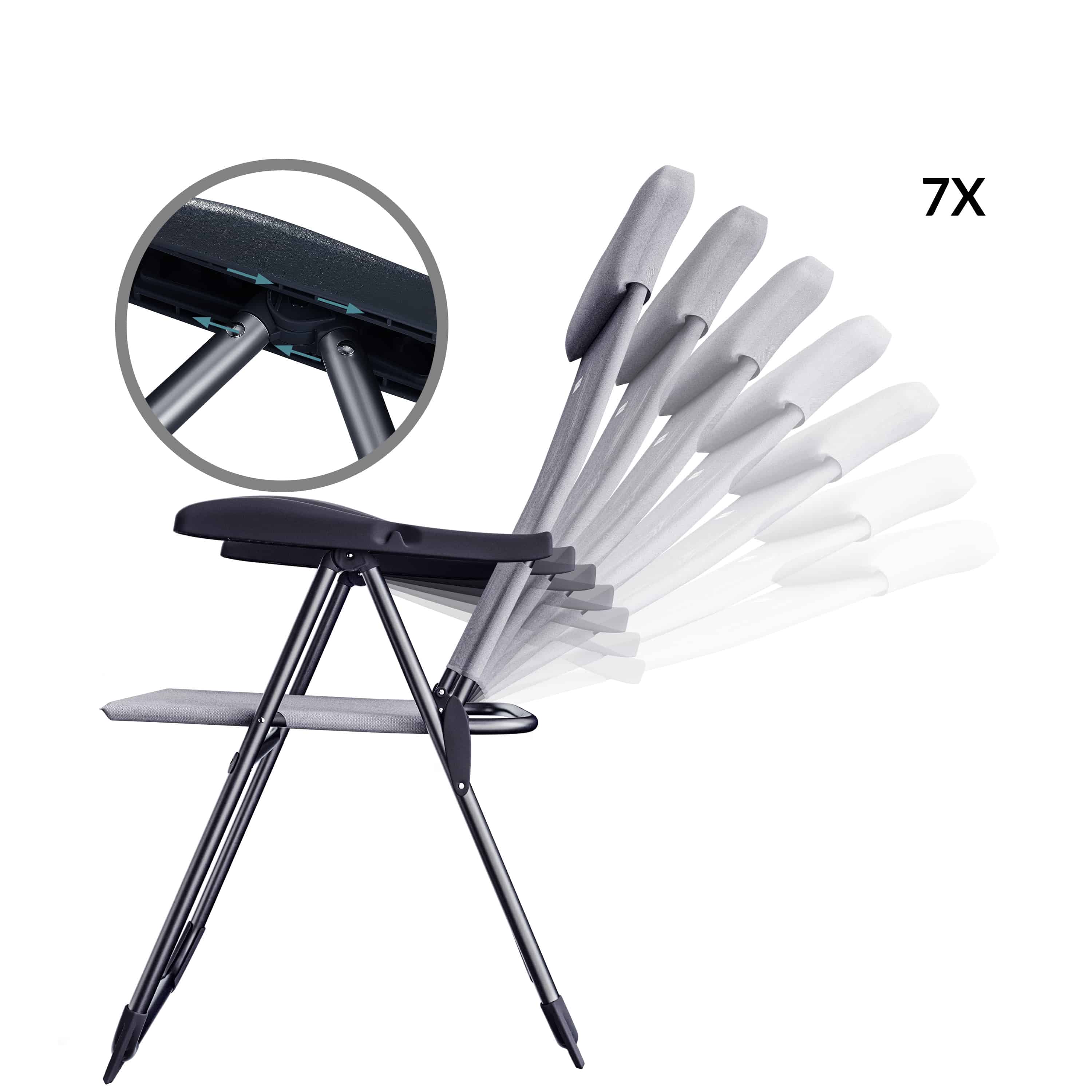 Tuinstoel\u0020met\u0020Hoge\u0020Rugleuning\u00204\u0020Stuks\u0020Grijs\u0020Aluminium Tuinstoel\u0020met\u0020Hoge\u0020Rugleuning\u00204\u0020Stuks\u0020Grijs\u0020Aluminium