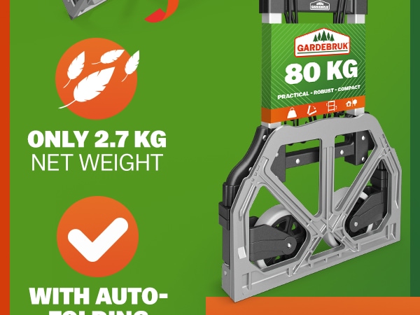 Steekwagen\u0020Zilver\u002FZwart\u0020aluminium\u002080kg\u0020in\u0020hoogte\u0020verstelbaar