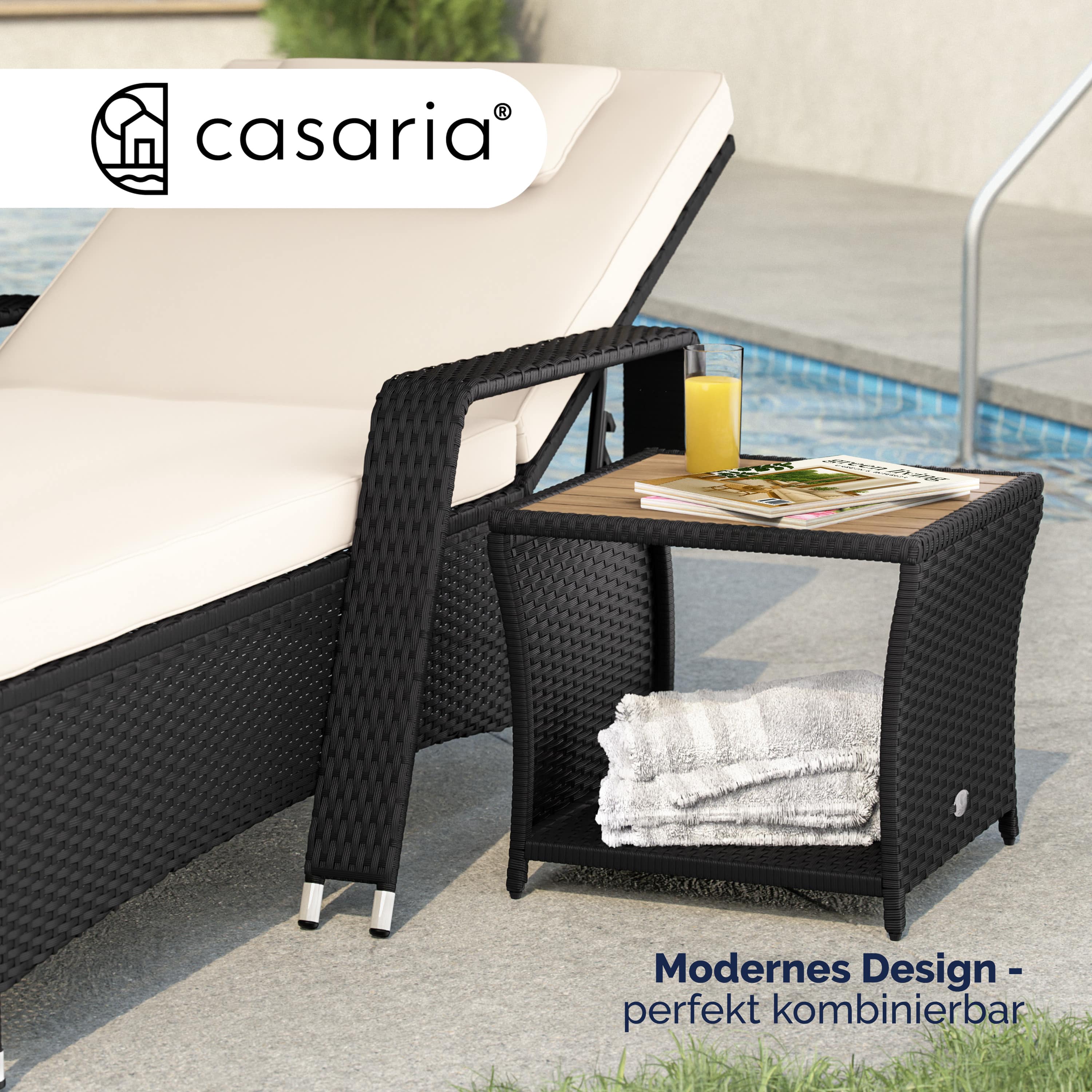 Polyrattan\u0020bijzettafel\u0020zwart\u002045x45x40cm