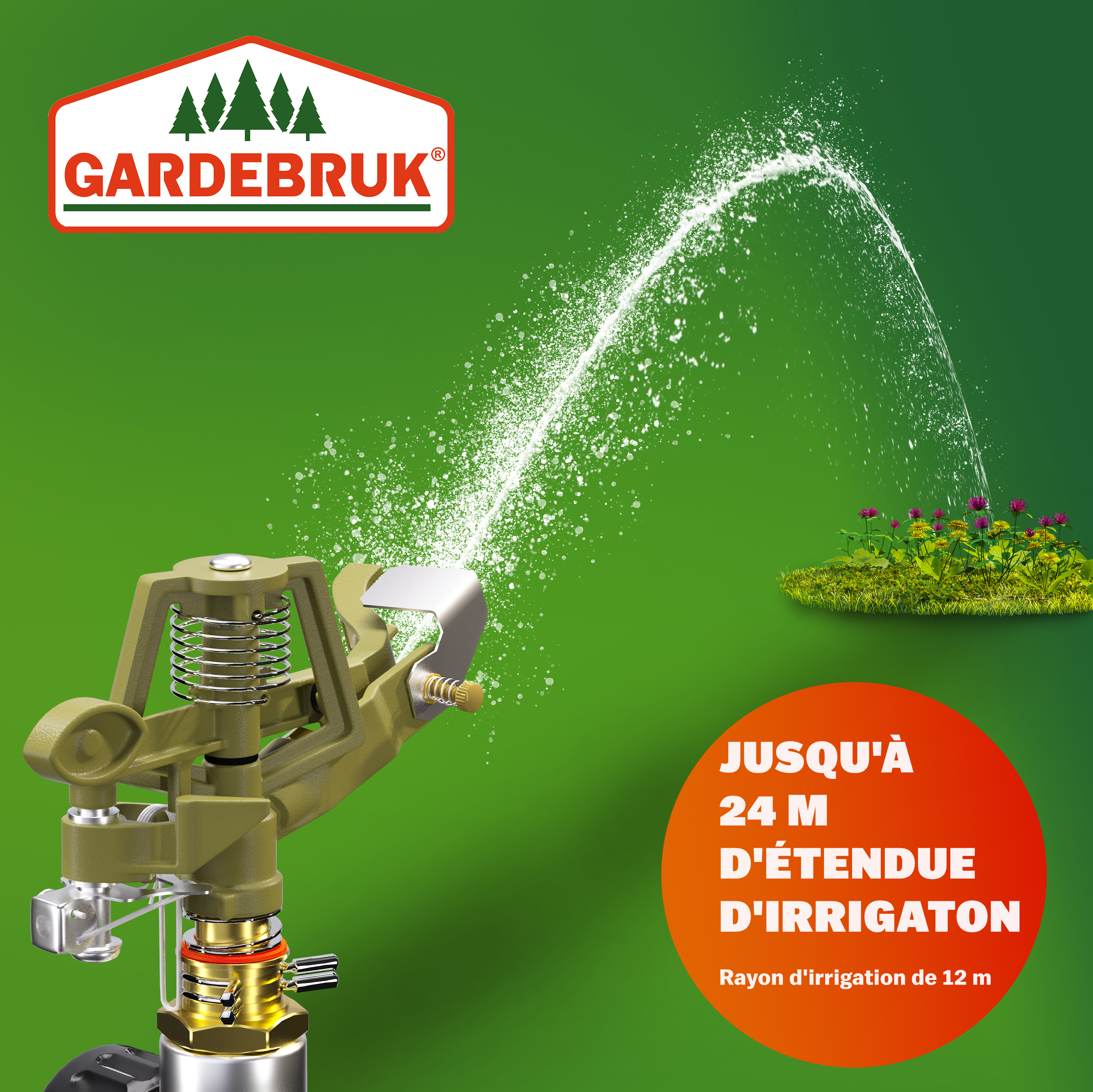 Gazonsproeier\u002029x11x6cm\u0020530m\u00B2