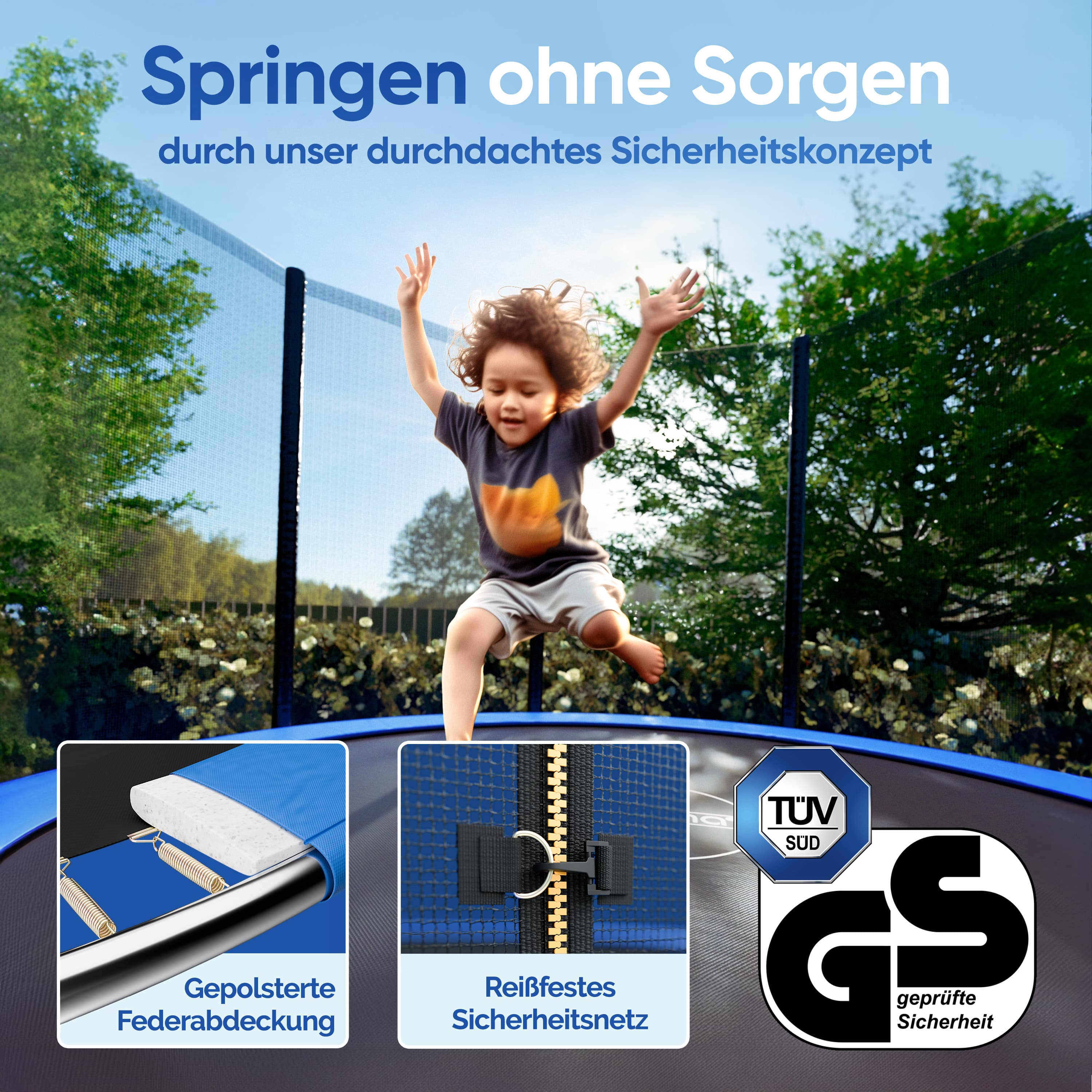 Trampoline\u0020\u00D8305cm\u0020incl\u0020Veiligheidsnet