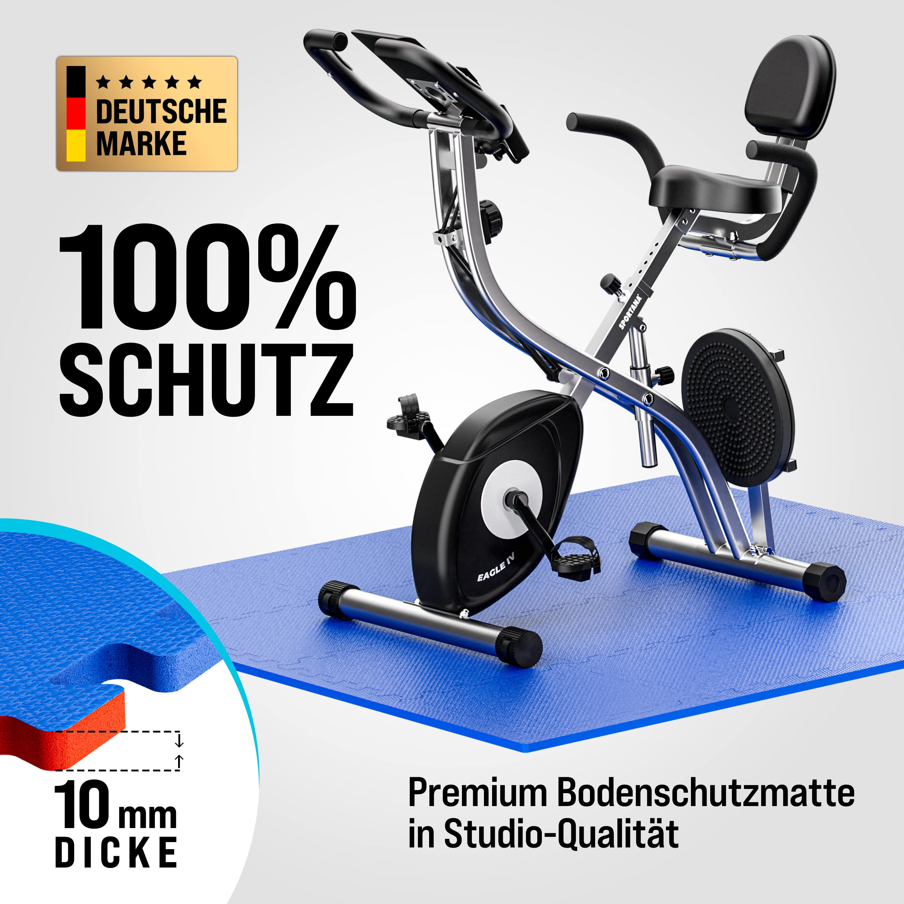Vloerbescherming\u002FPuzzelmat\u002016\u0020stuks\u0020Blauw\u0020180x180x1cm