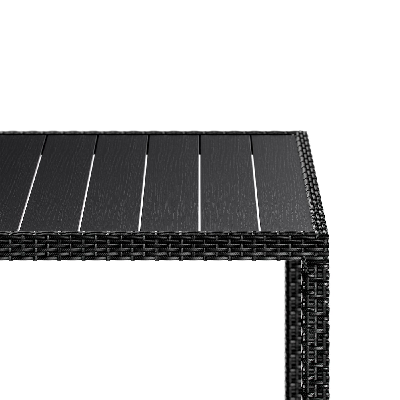 Polyrotan\u0020Tuinset\u0020Riga\u00205\u002Ddelig\u0020Zwart