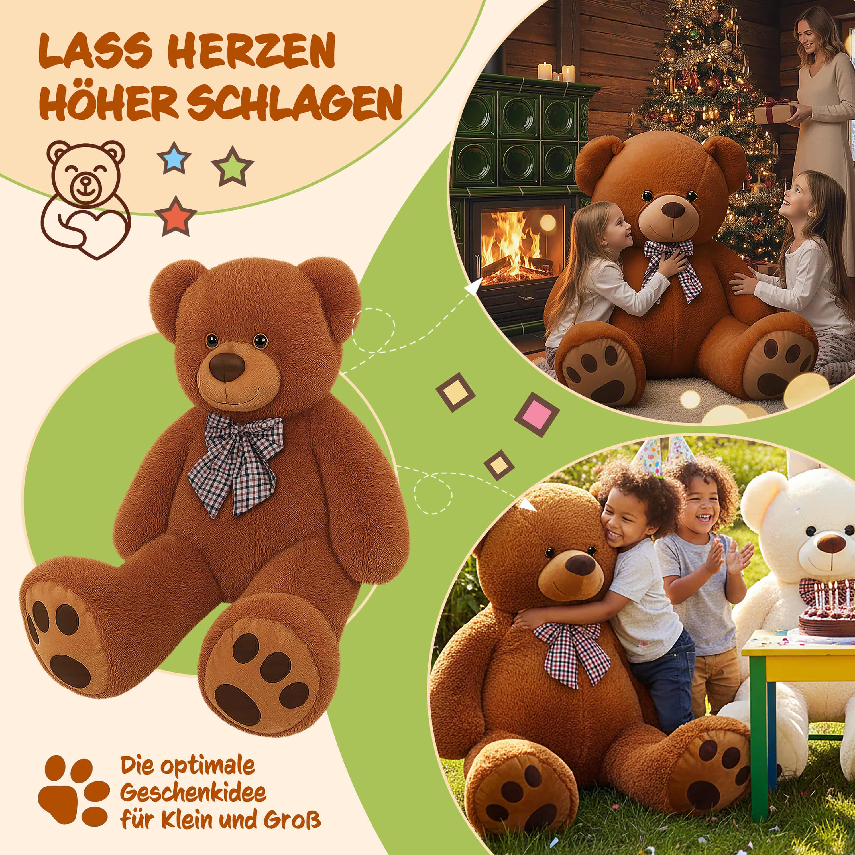 Knuffelbeer\u0020Bruin\u0020Pluche\u0020150cm\u0020XXL Knuffelbeer\u0020Bruin\u0020Pluche\u0020150cm\u0020XXL