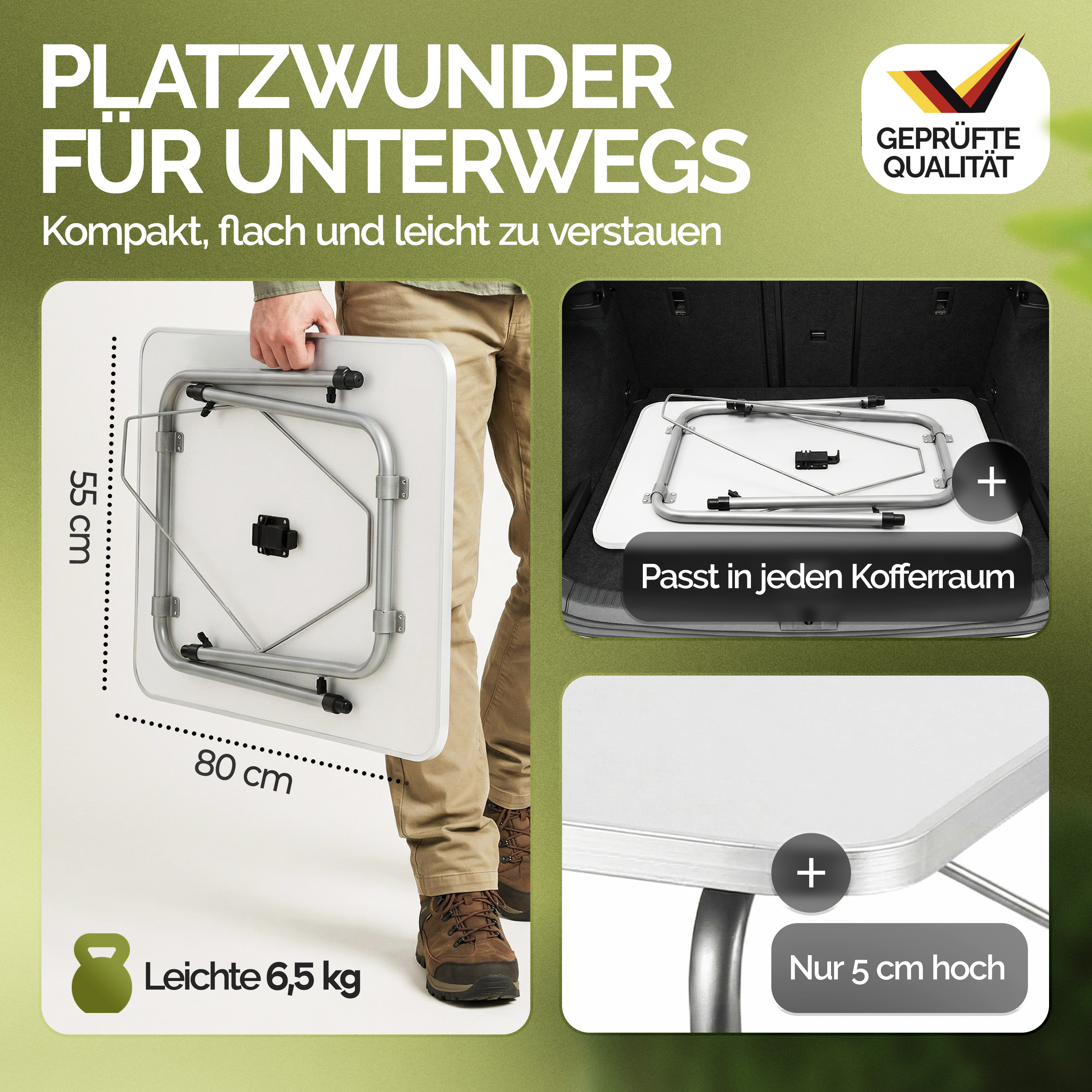 Tuintafel\u0020Zilver\u0020Aluminium\u002080x55x50\u002D69cm\u0020opvouwbaar Tuintafel\u0020Zilver\u0020Aluminium\u002080x55x50\u002D69cm\u0020opvouwbaar