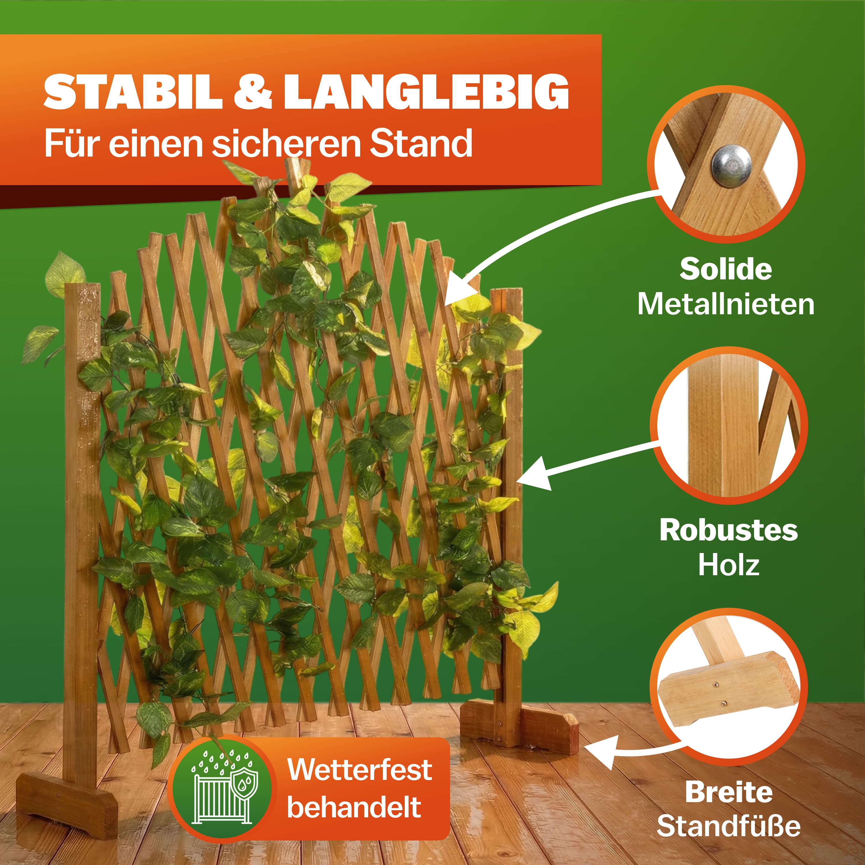 Plantenrek\u0020Bruin\u0020200x107cm