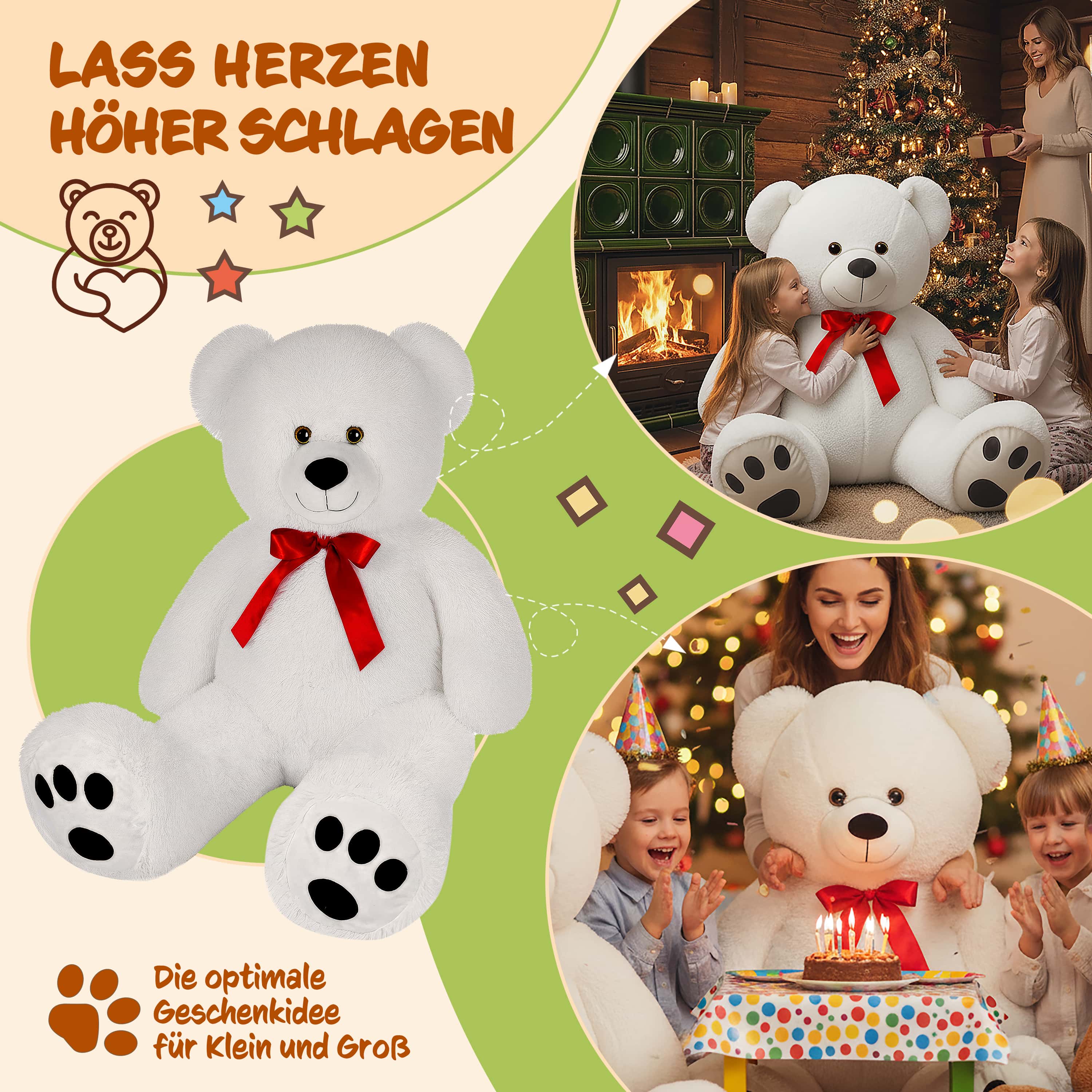 Knuffelbeer\u0020Wit\u0020Pluche\u0020100cm\u0020XL Knuffelbeer\u0020Wit\u0020Pluche\u0020100cm\u0020XL