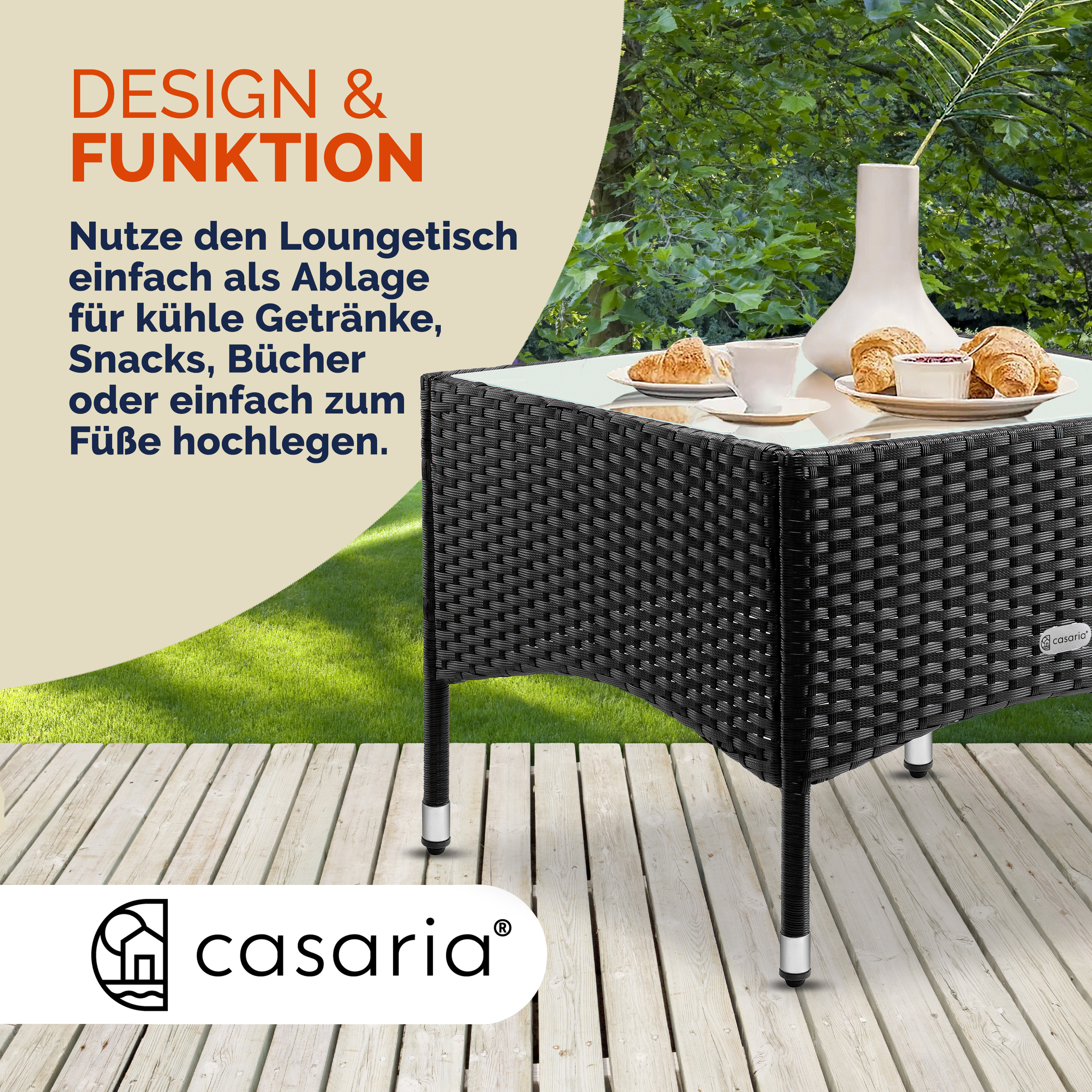 Polyrotan\u0020Bijzettafel\u0020Zwart\u002058x58x42cm Polyrotan\u0020Bijzettafel\u0020Zwart\u002058x58x42cm