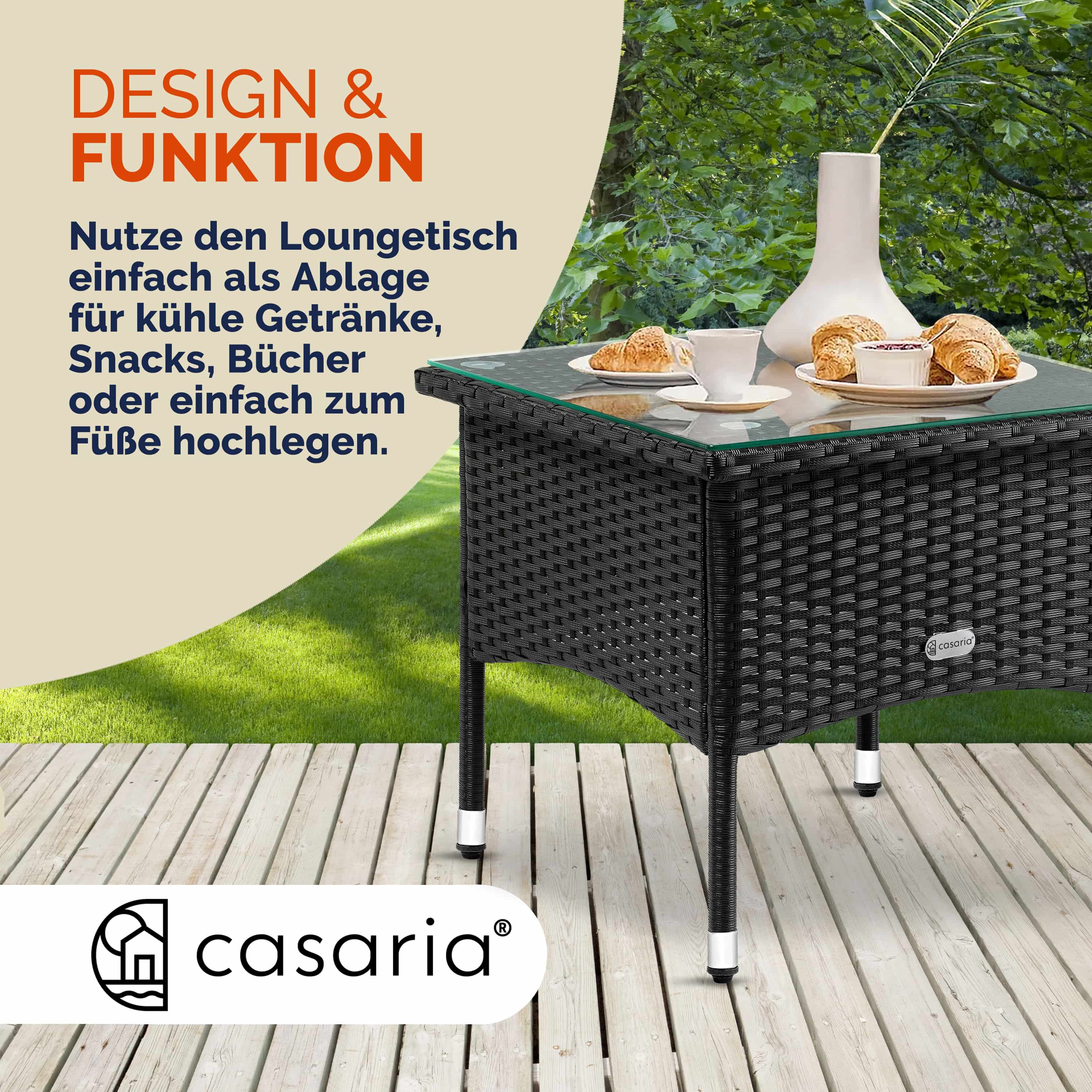 Polyrotan\u0020Bijzettafel\u0020Zwart\u002050x50x45cm Polyrotan\u0020Bijzettafel\u0020Zwart\u002050x50x45cm