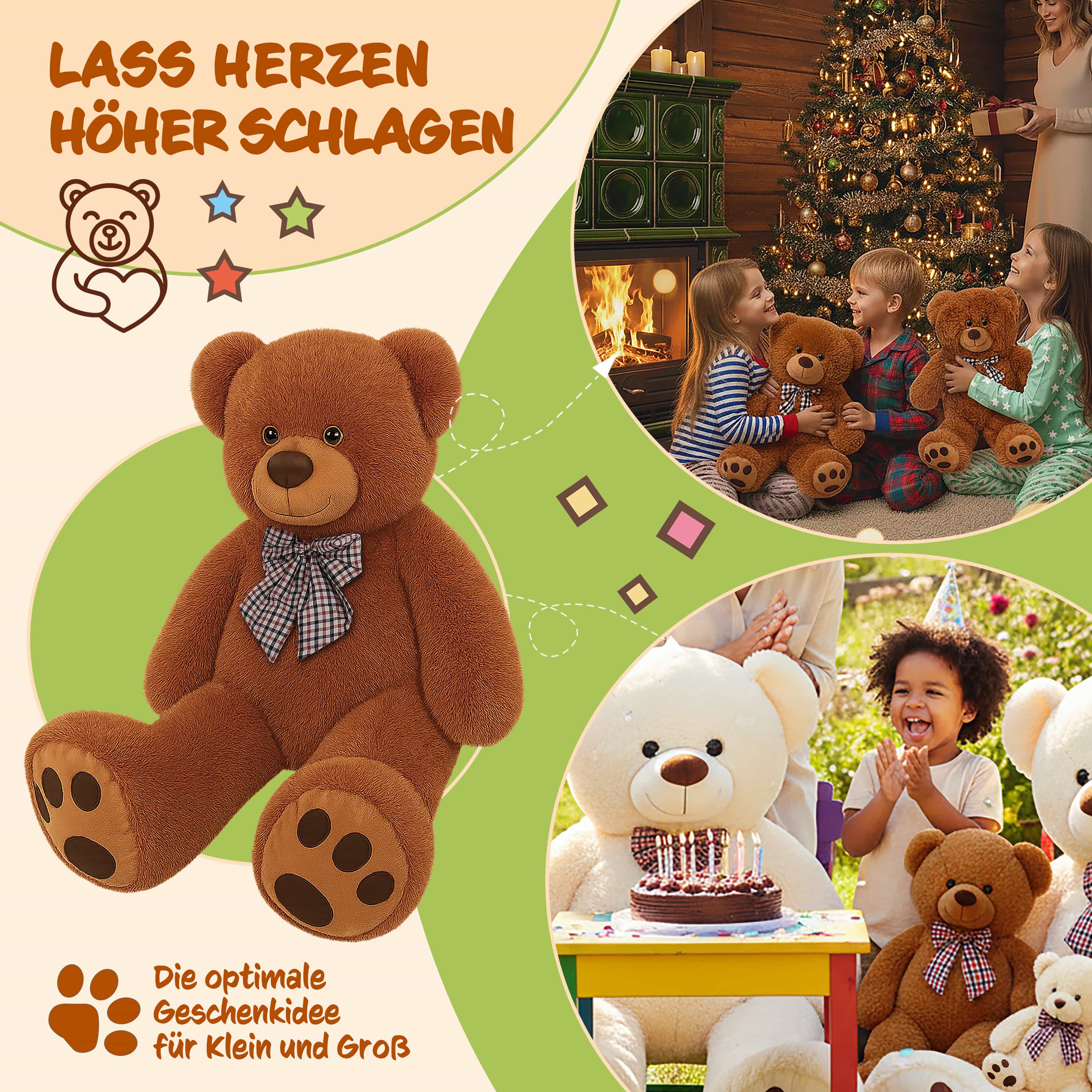 Knuffelbeer\u0020Bruin\u0020Pluche\u002050cm\u0020L Knuffelbeer\u0020Bruin\u0020Pluche\u002050cm\u0020L
