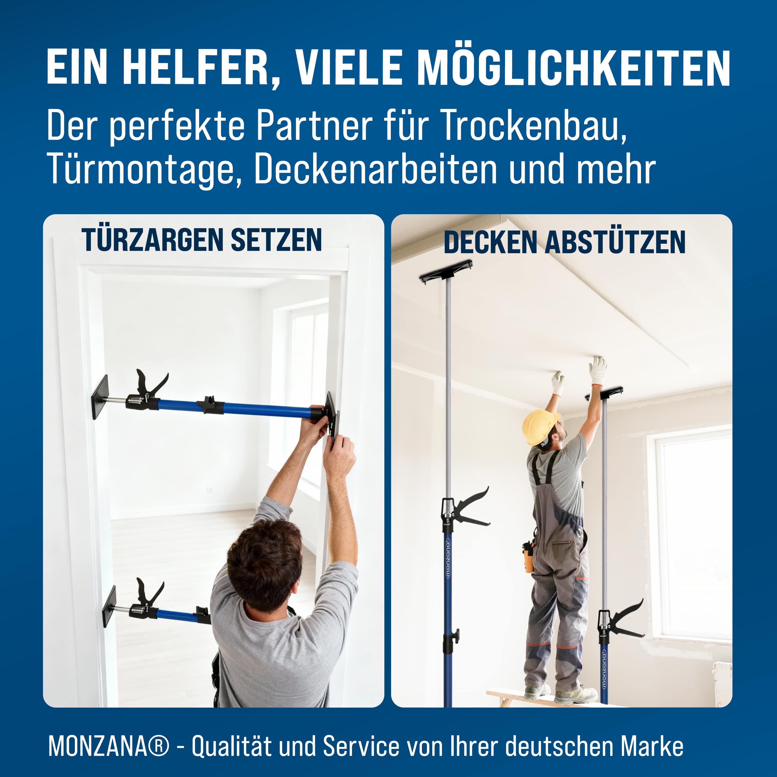 Bouwstempel\u0020Set\u0020van\u00202\u0020Blauw\u0020Staal\u0020115\u002D290cm\u002030kg