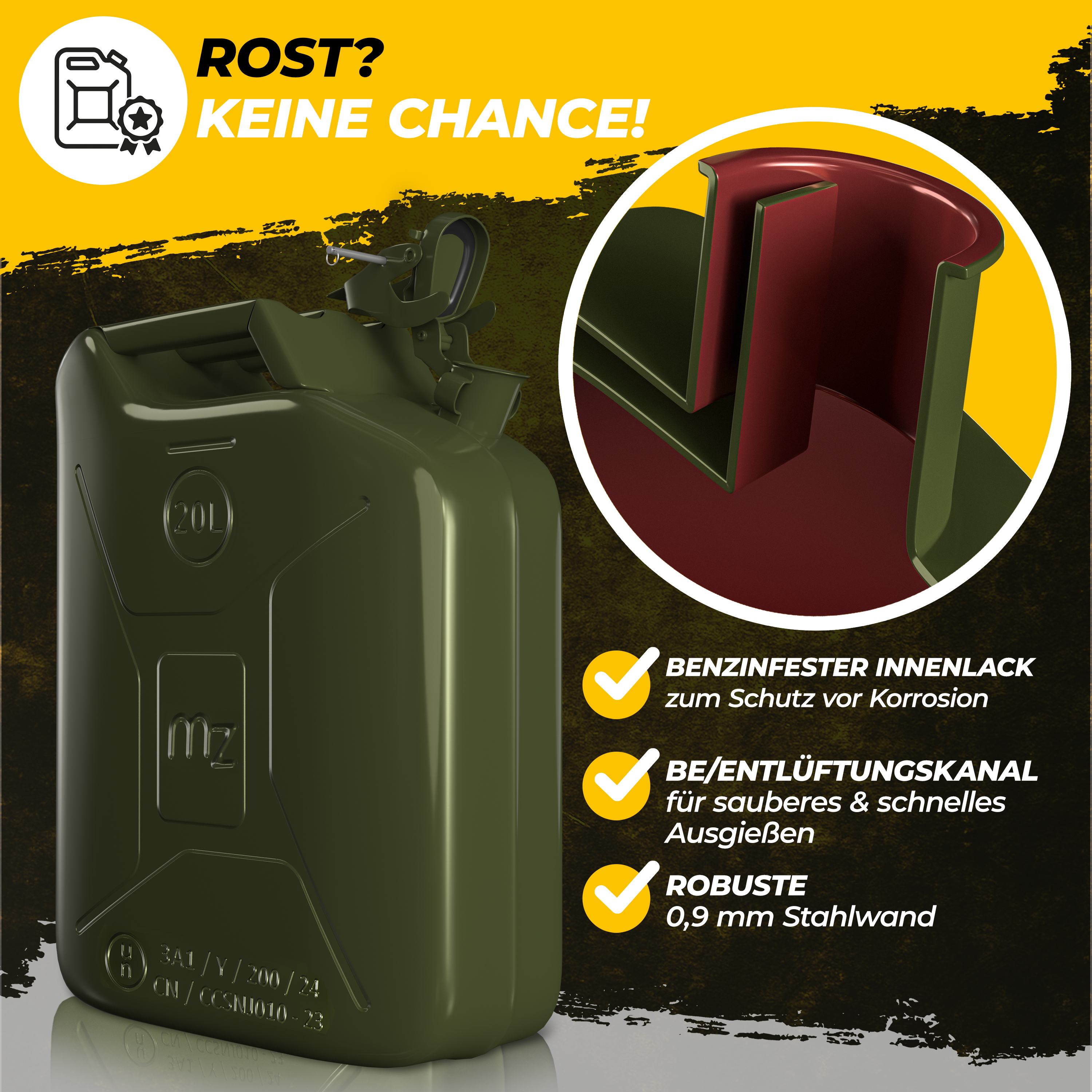 Jerrycan\u0020Groen\u0020Staal\u002020\u0020Liter Jerrycan\u0020Groen\u0020Staal\u002020\u0020Liter