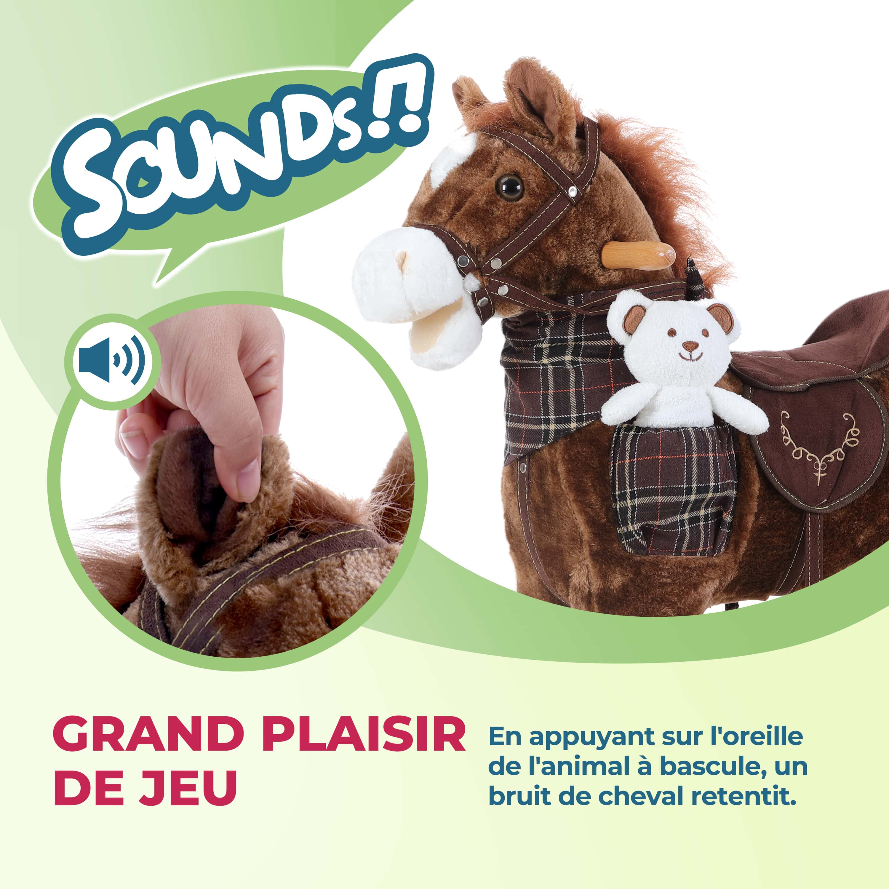 Schommeldier\u0020Paard\u0020Bruin\u0020met\u0020Geluid Schommeldier\u0020Paard\u0020Bruin\u0020met\u0020Geluid