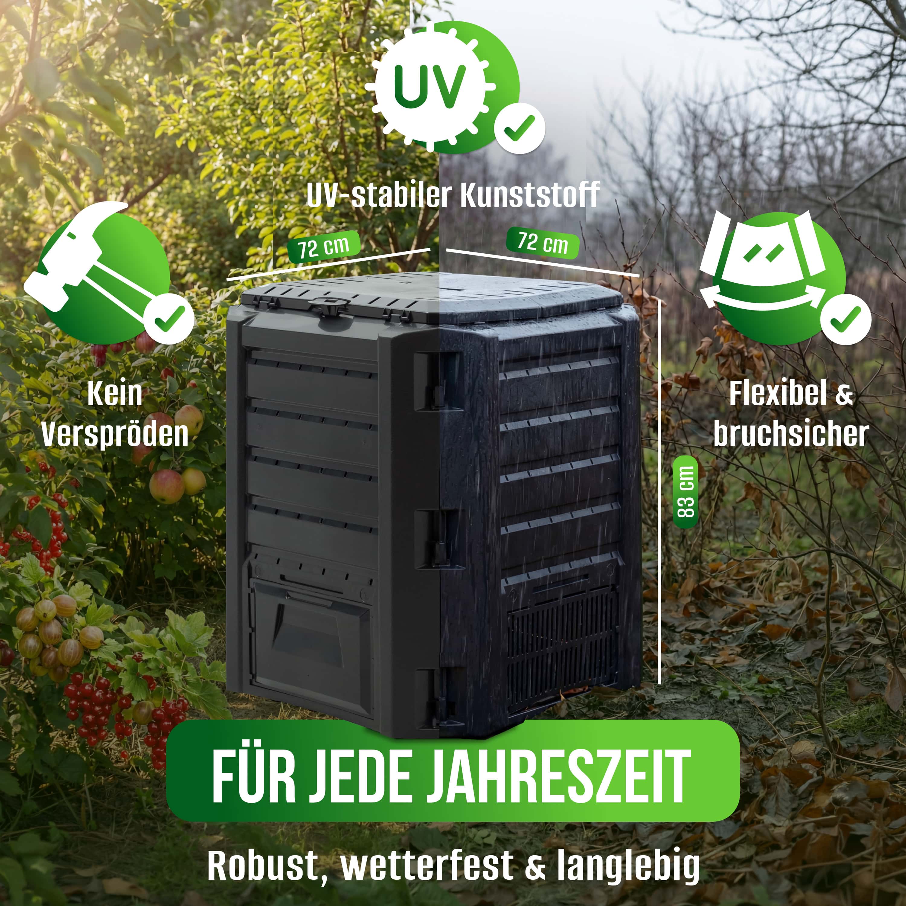 Compostbak\u0020Zwart\u00201600L Compostbak\u0020Zwart\u00201600L