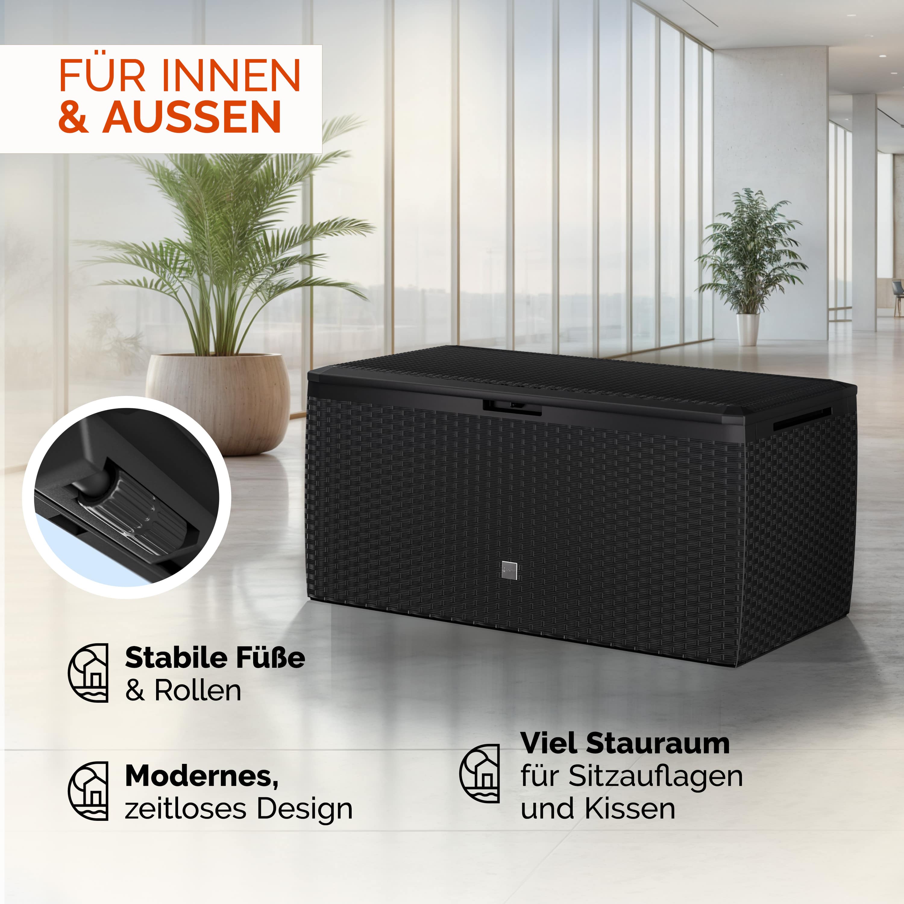 Kussenbox\u0020Rato\u0020Plus\u0020Antraciet\u0020290L\u0020met\u0020wielen Kussenbox\u0020Rato\u0020Plus\u0020Antraciet\u0020290L\u0020met\u0020wielen