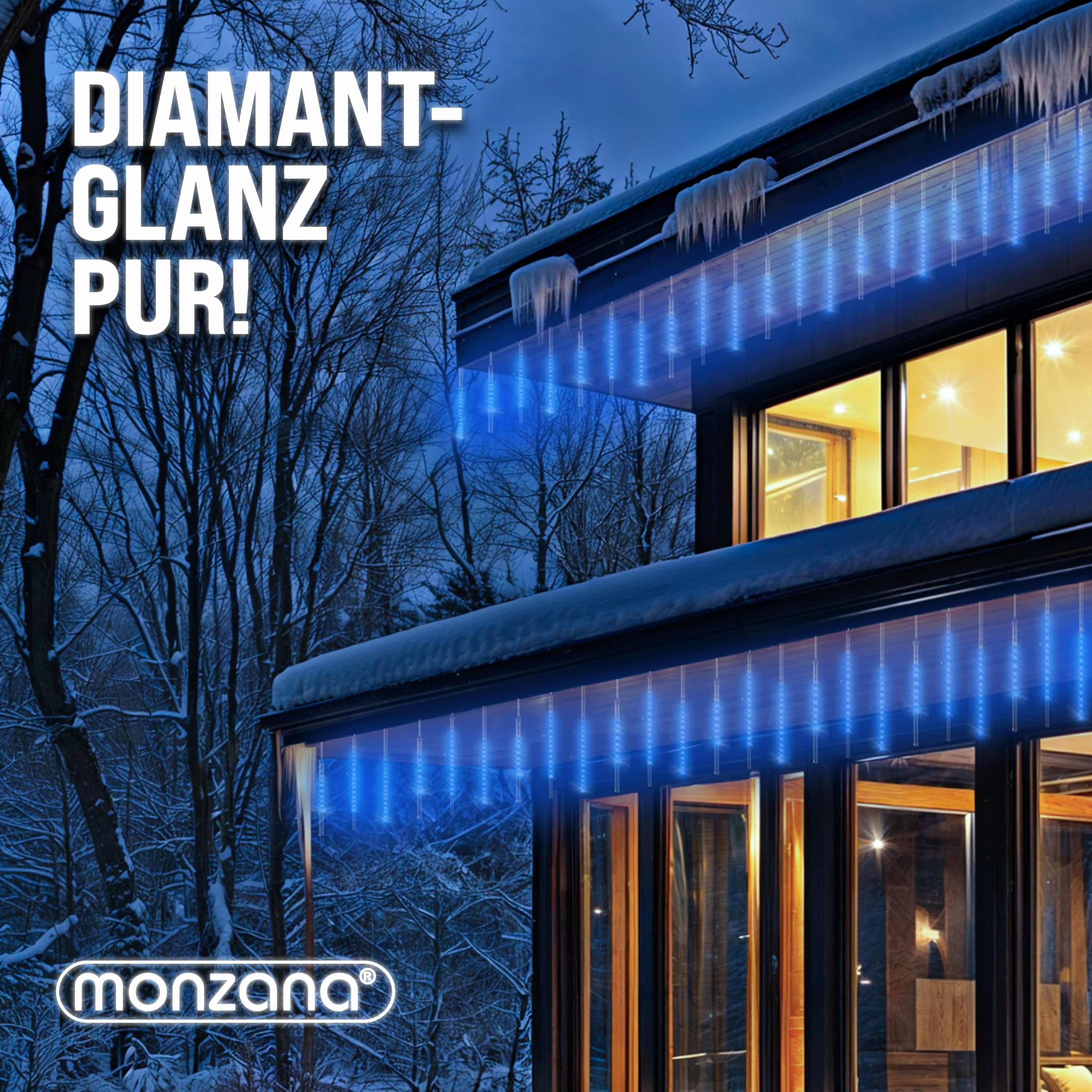 Kerstverlichting\u0020Ijsregen\u0020LED\u0020Lichteffect\u0020Blauw\u00208,6\u0020Meter