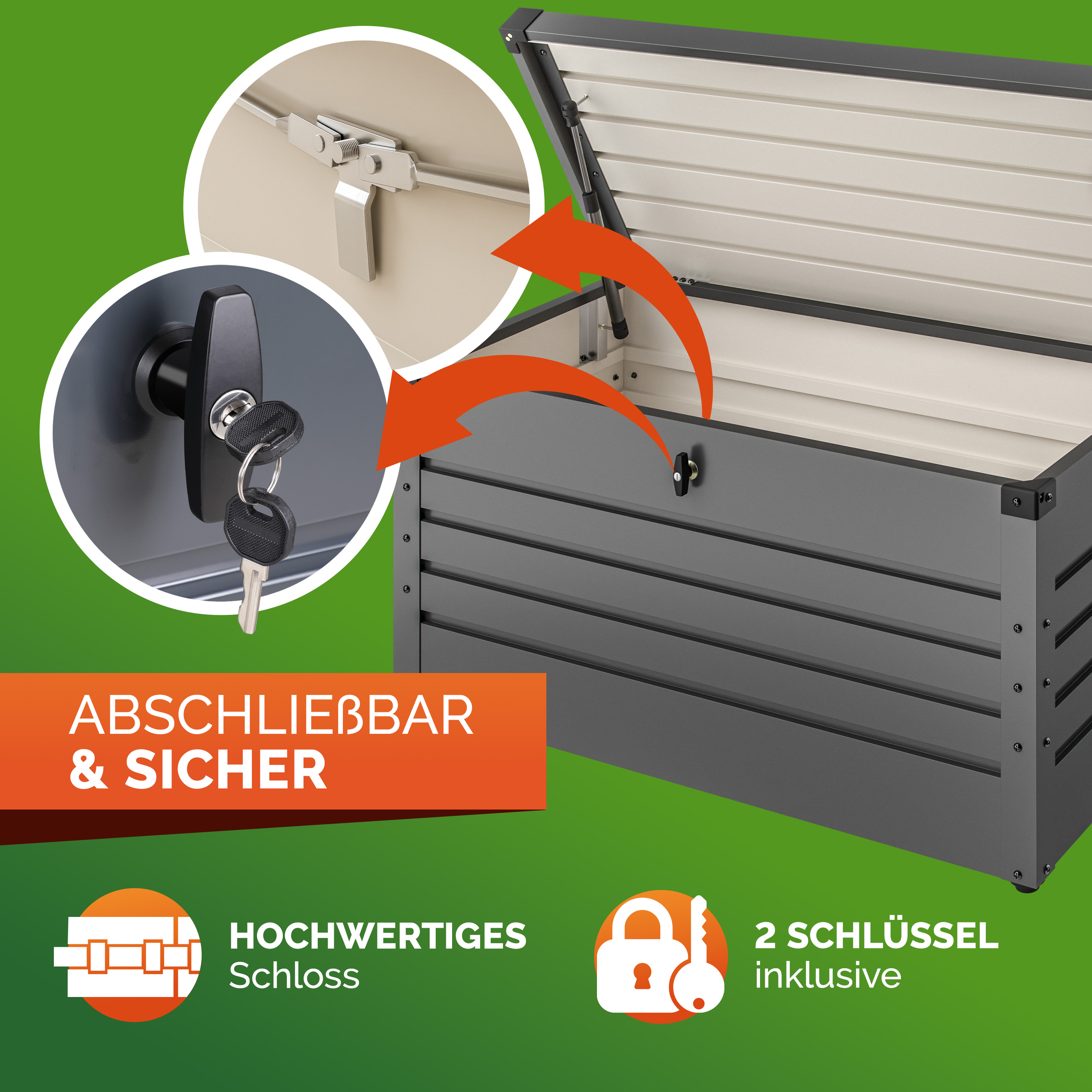 Kussenbox\u0020Antraciet\u0020385L\u0020metaal\u0020afsluitbaar
