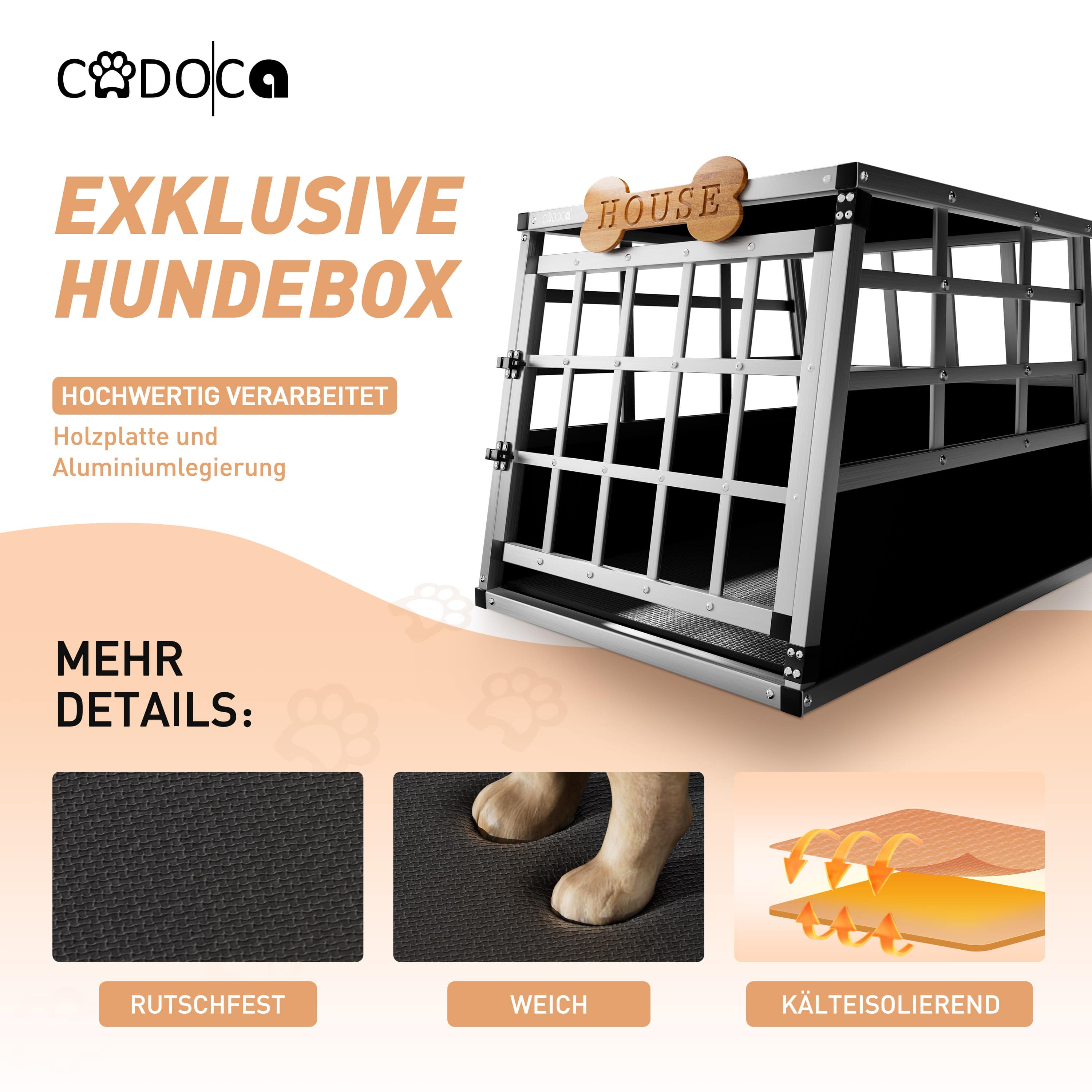 Transportbench\u0020voor\u0020Honden\u0020M\u0020Aluminium\u002070x54x51cm