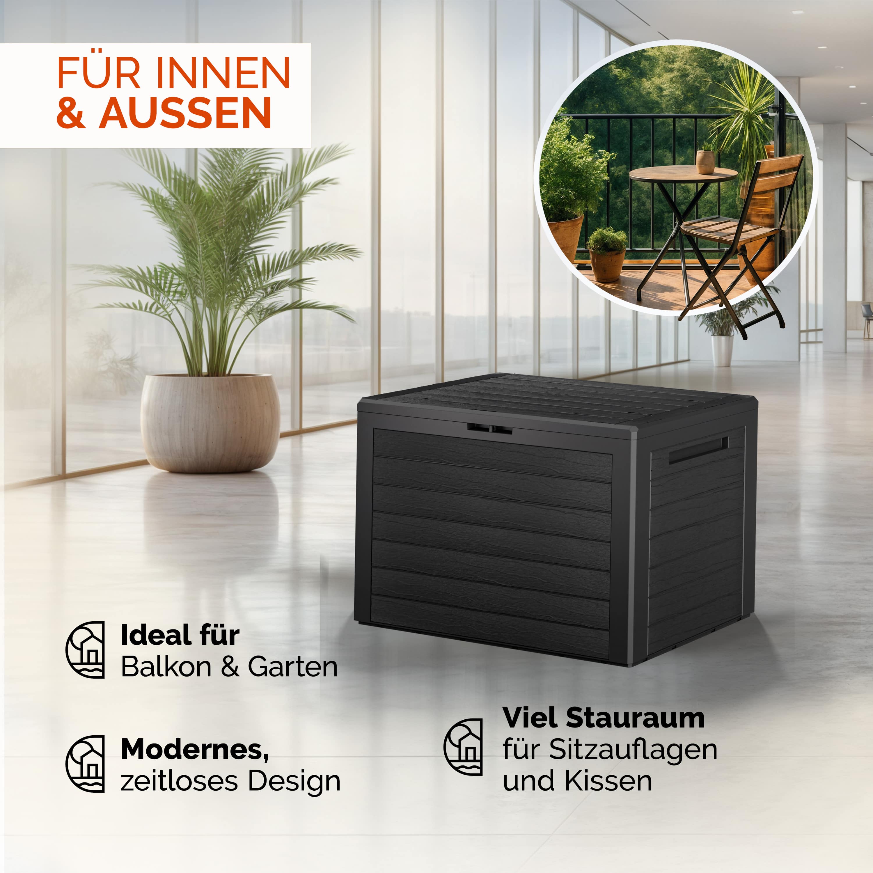 Kussenbox\u0020Lille\u0020Antraciet\u0020190L\u0020houtlook Kussenbox\u0020Lille\u0020Antraciet\u0020190L\u0020houtlook