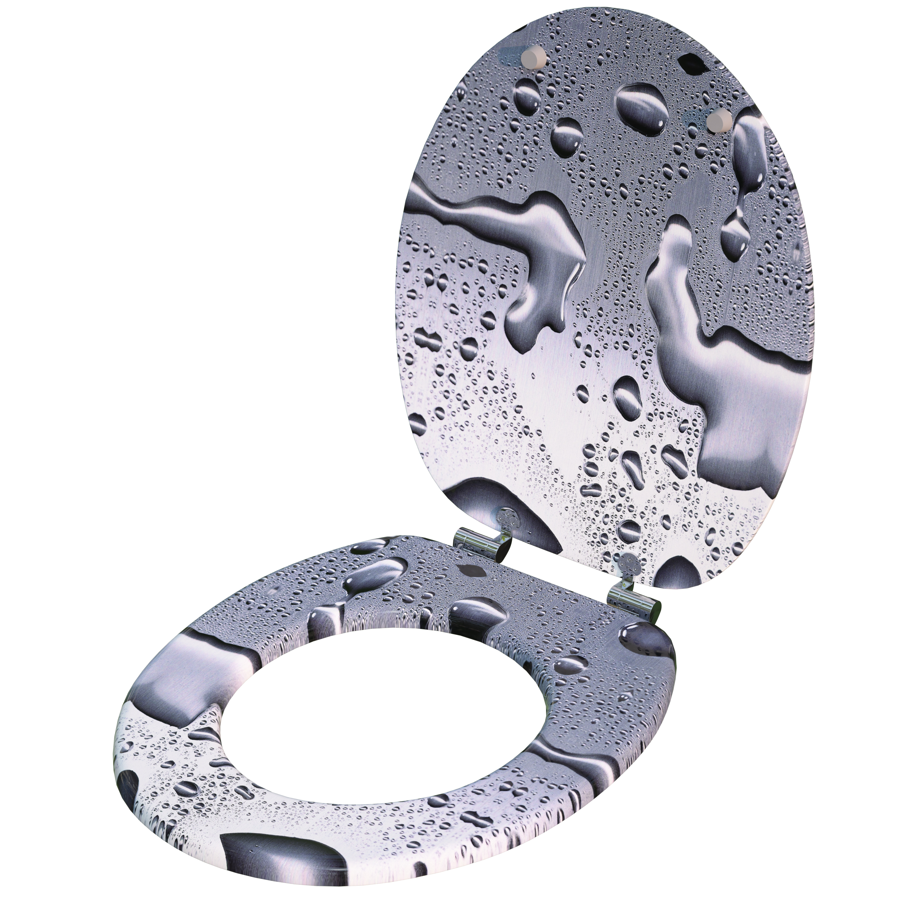 Wc\u002DBril\u0020met\u0020Zacht\u0020Sluitingsmechanisme\u0020Waterdrops Wc\u002DBril\u0020met\u0020Zacht\u0020Sluitingsmechanisme\u0020Waterdrops