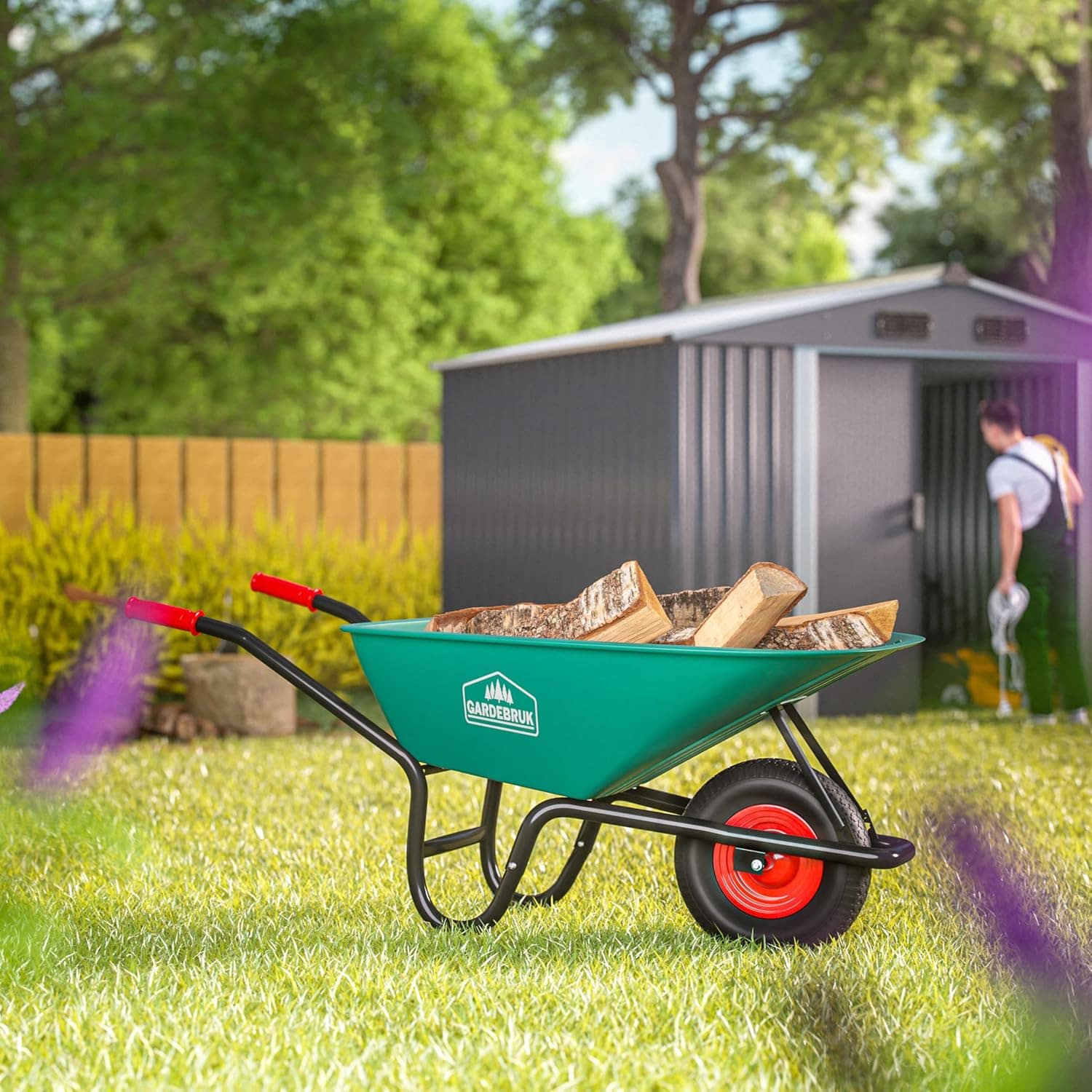 Kruiwagen\u0020Groen\u0020100L\u0020max\u0020250kg