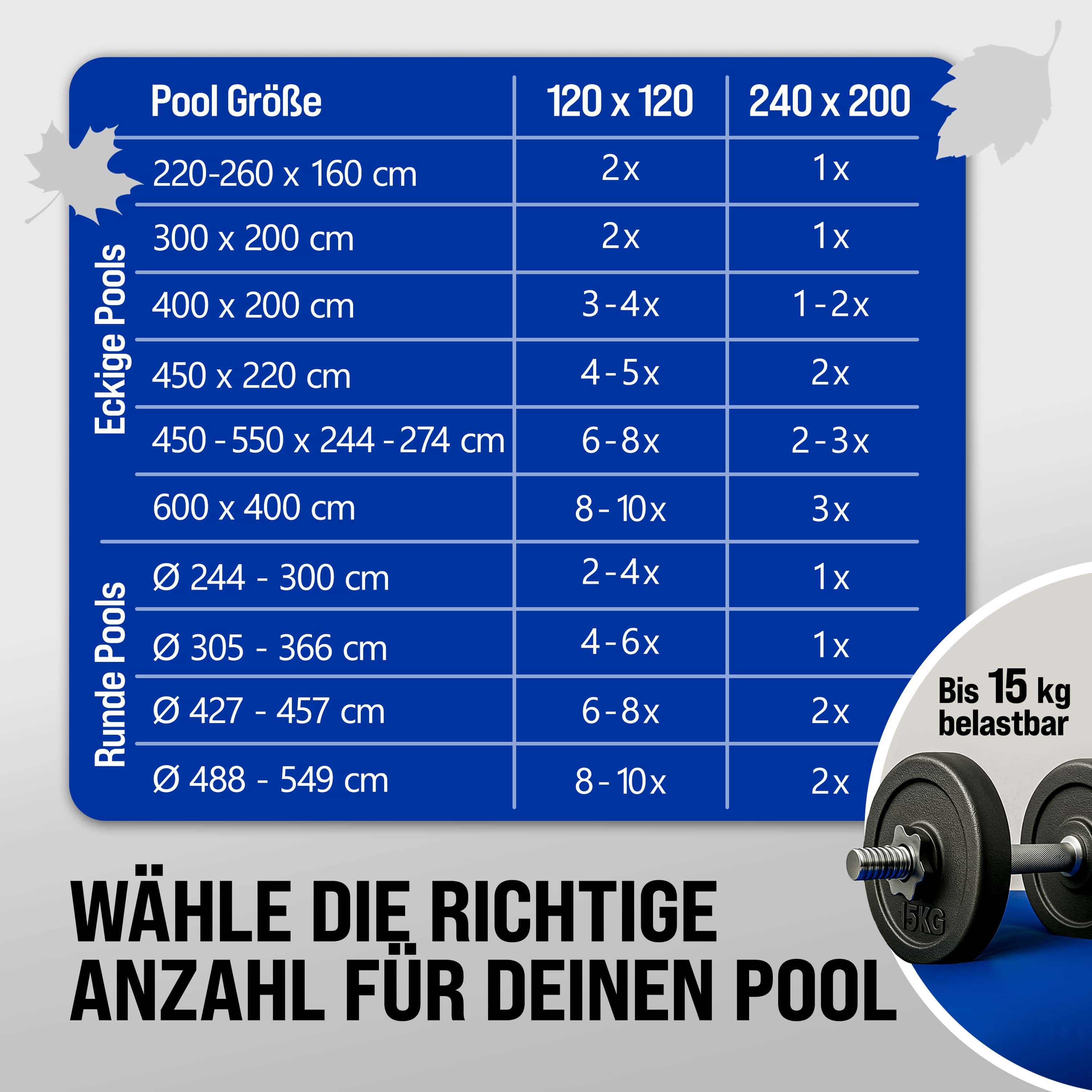 Zwembadkussen\u0020XL\u0020Blauw\u0020240x200cm\u0020\u002D20\u00B0C