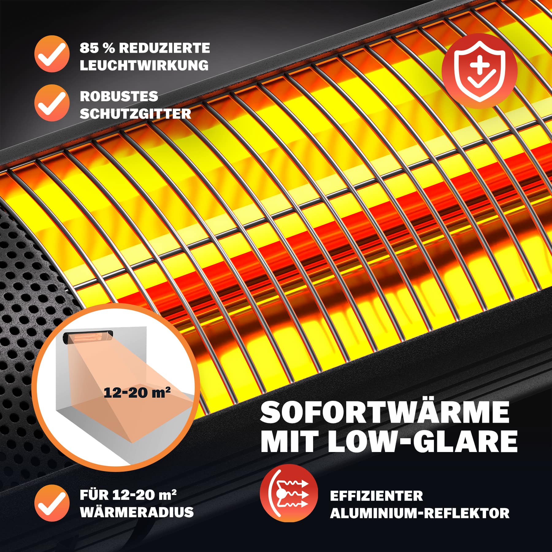 Terrasverwarmer\u0020MZH3000\u0020Zwart\u00203000W Terrasverwarmer\u0020MZH3000\u0020Zwart\u00203000W