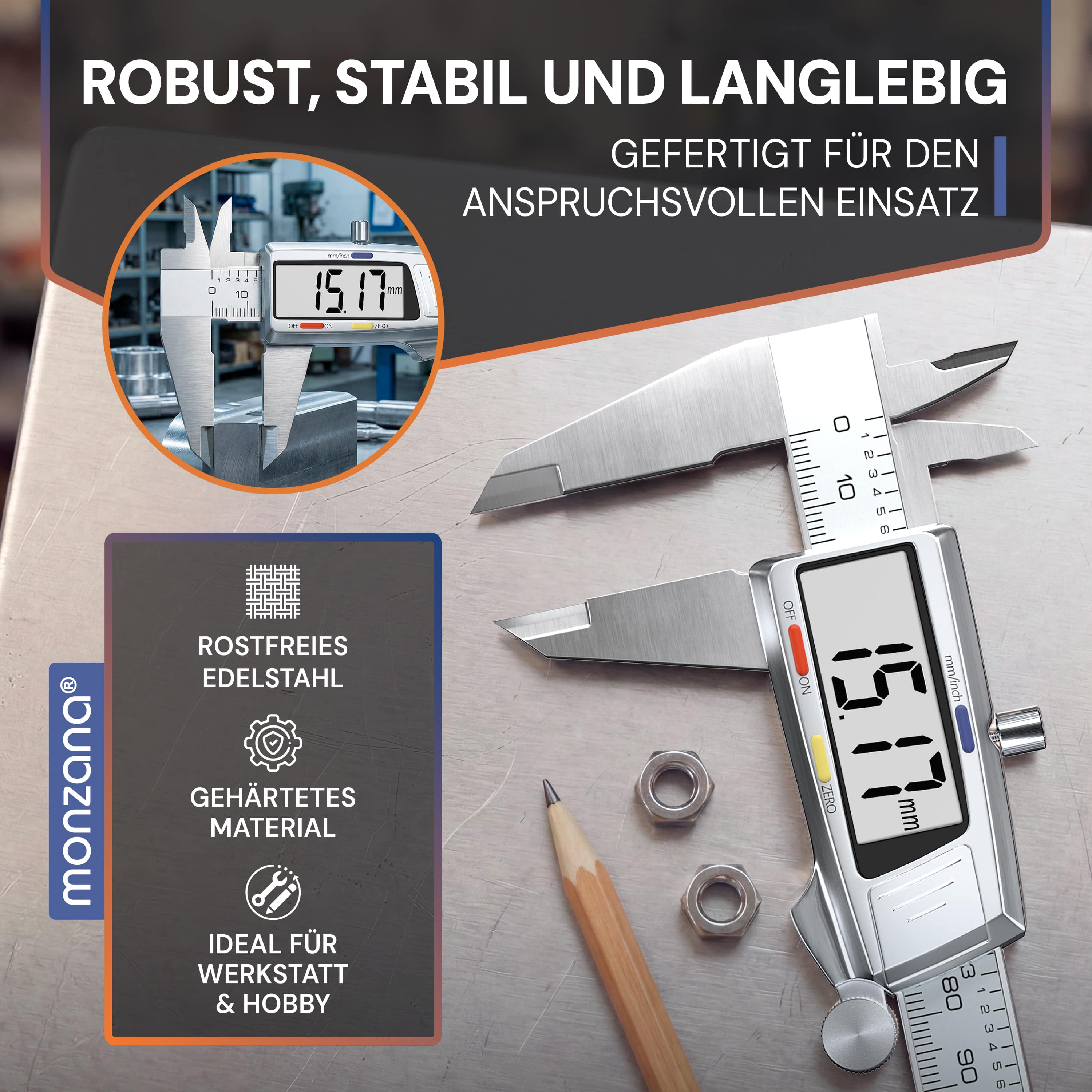 Digitale\u0020Schuifmaat\u0020RVS\u0020150mm