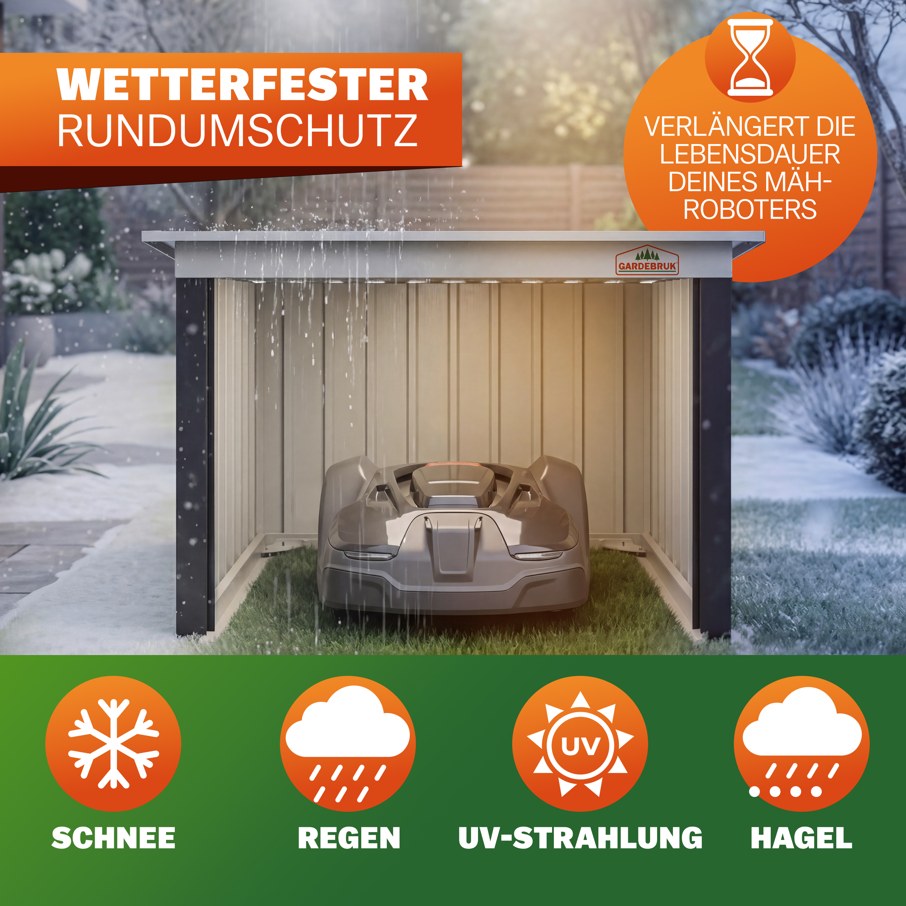 Robotmaaier\u0020Garage\u0020Antraciet\u0020Metaal\u002089x90x54cm