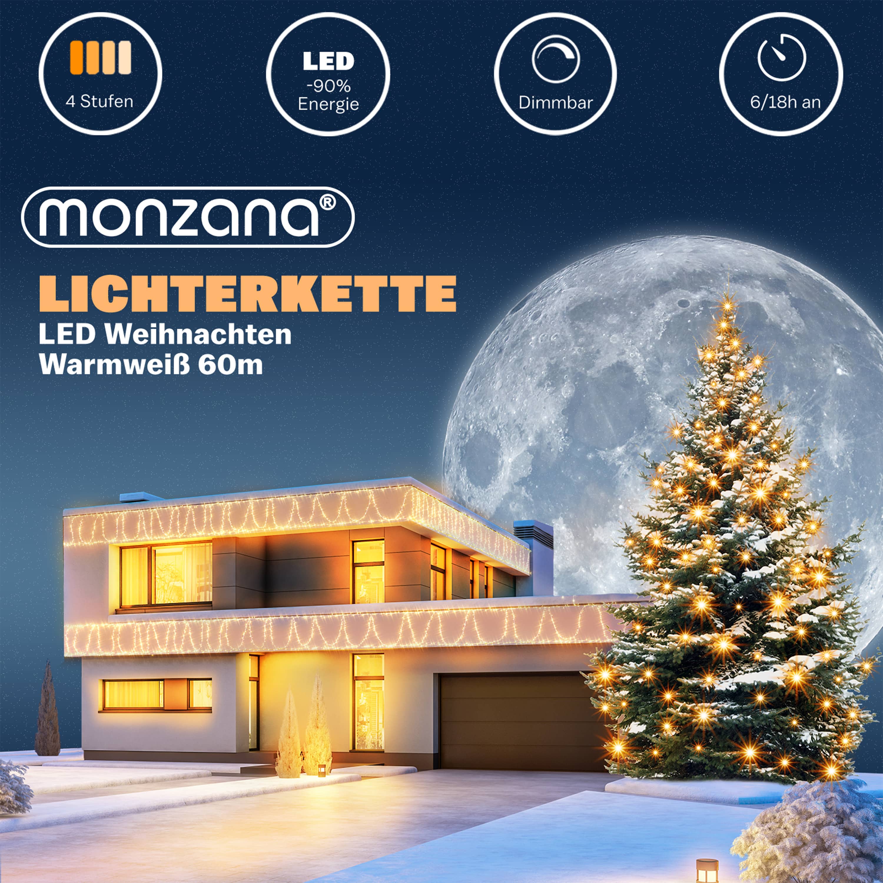 Kerstverlichting\u0020Warm\u0020Wit\u002060m\u0020Afstandsbediening