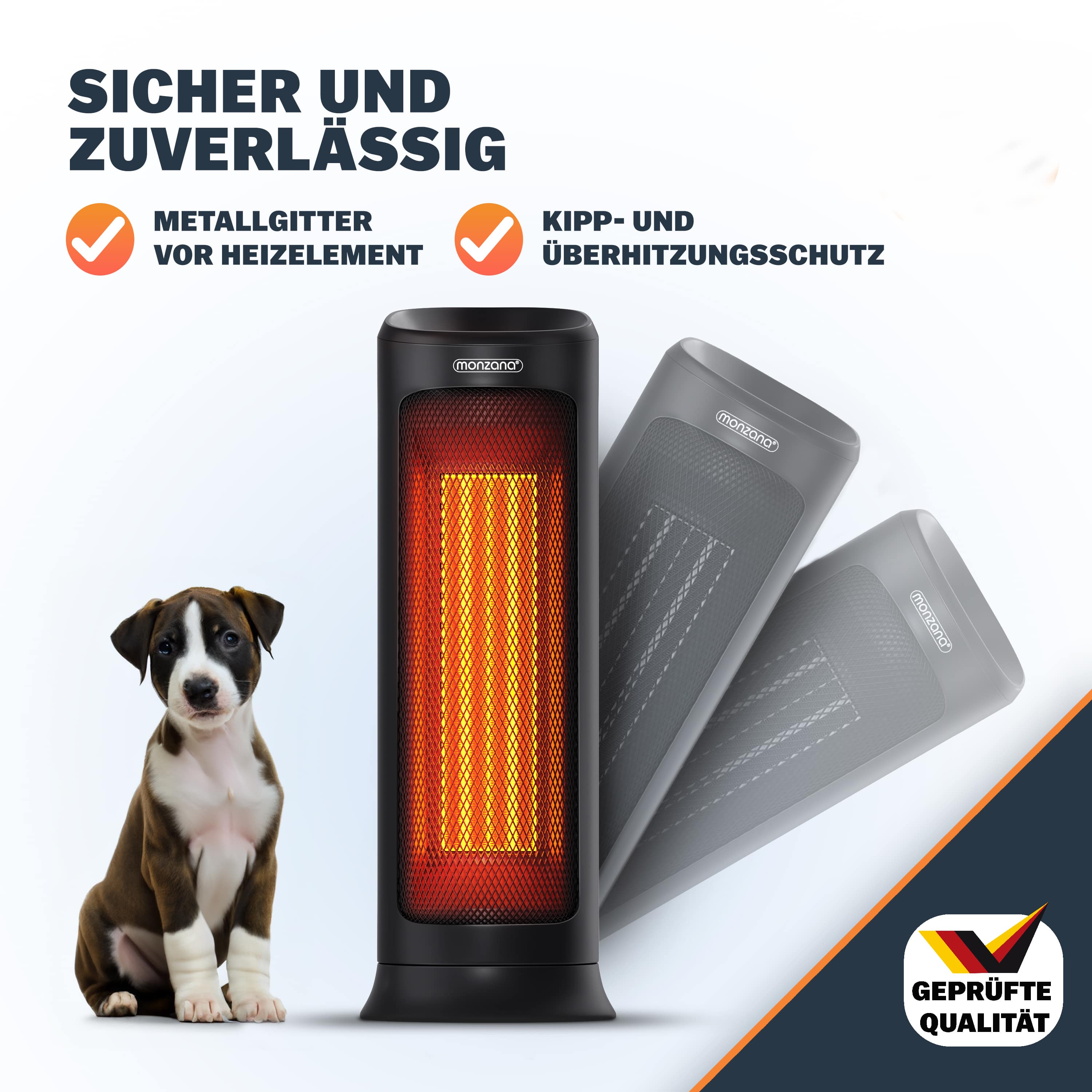 Keramische\u0020Ventilatorkachel\u0020MZKH2200\u0020Zwart\u00202000W